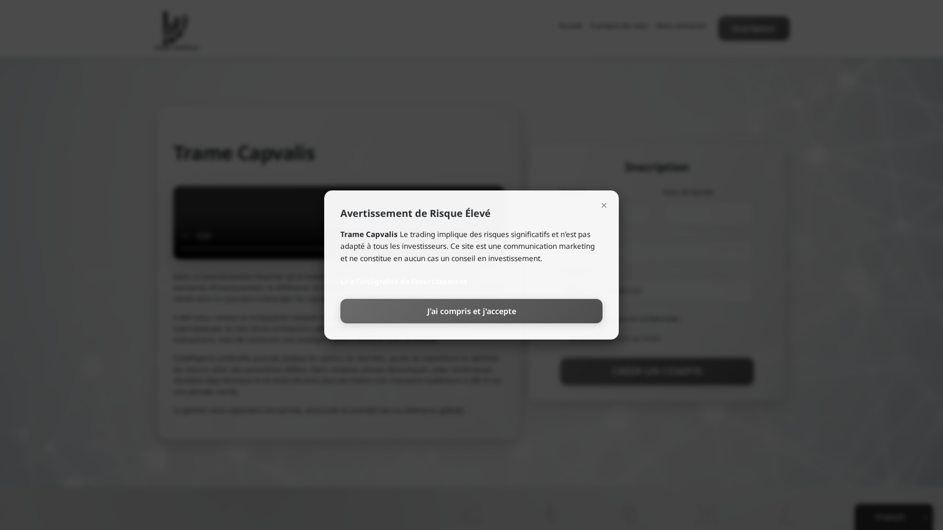 Screenshot of tramecapvalis.org