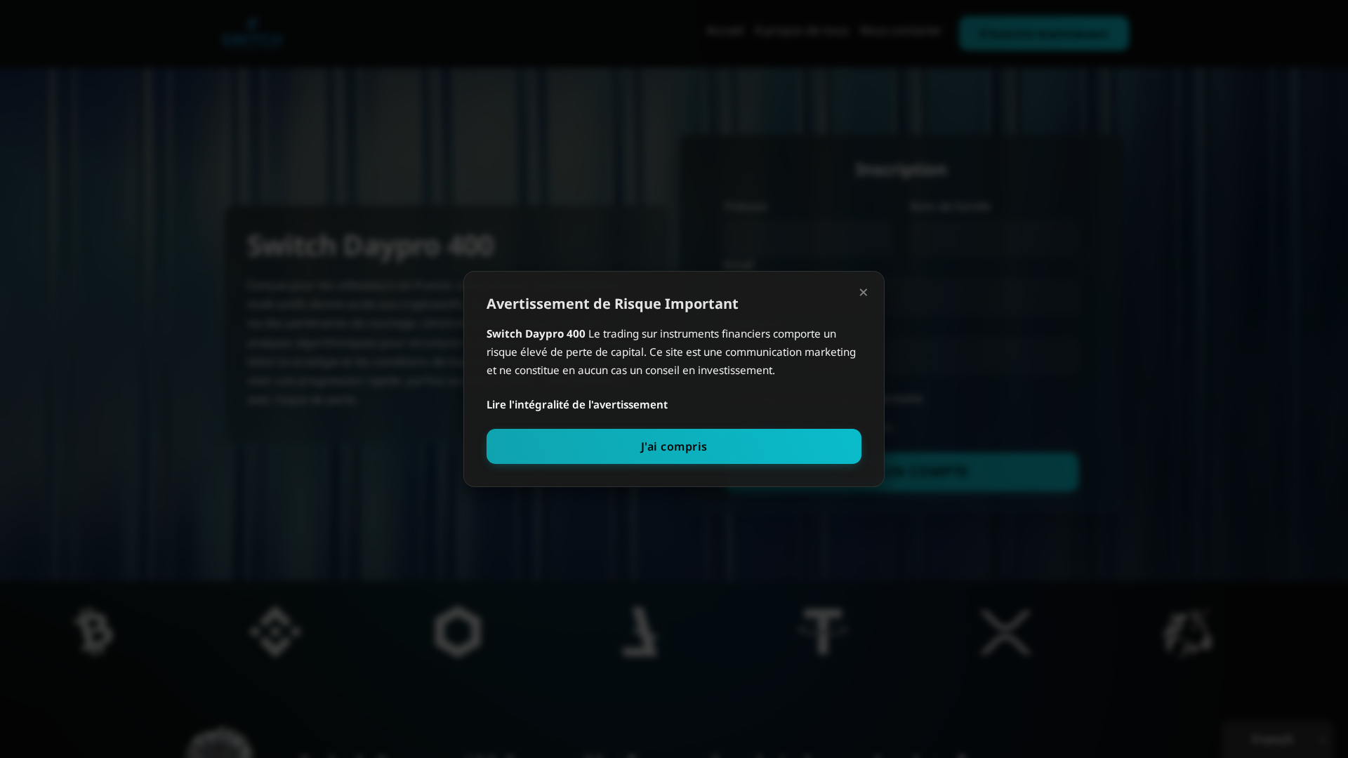 Screenshot of switchdaypro400.org