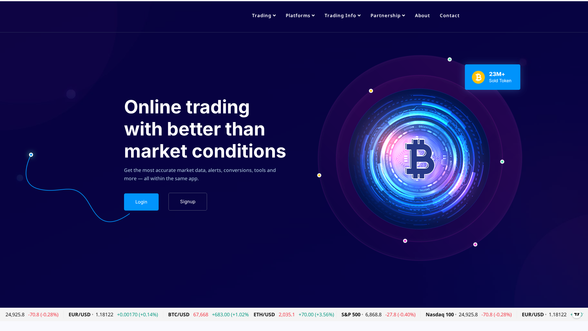 Screenshot of oceanmarketsfx.com