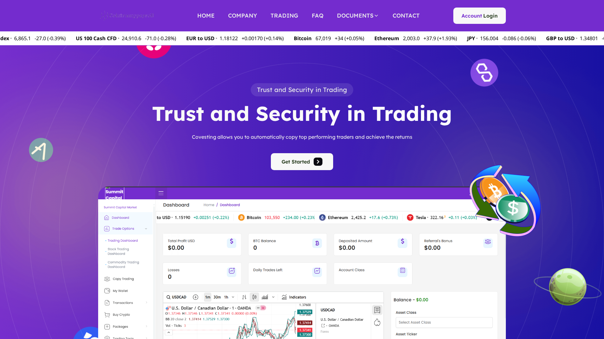 Screenshot of cointrumppayroll.com