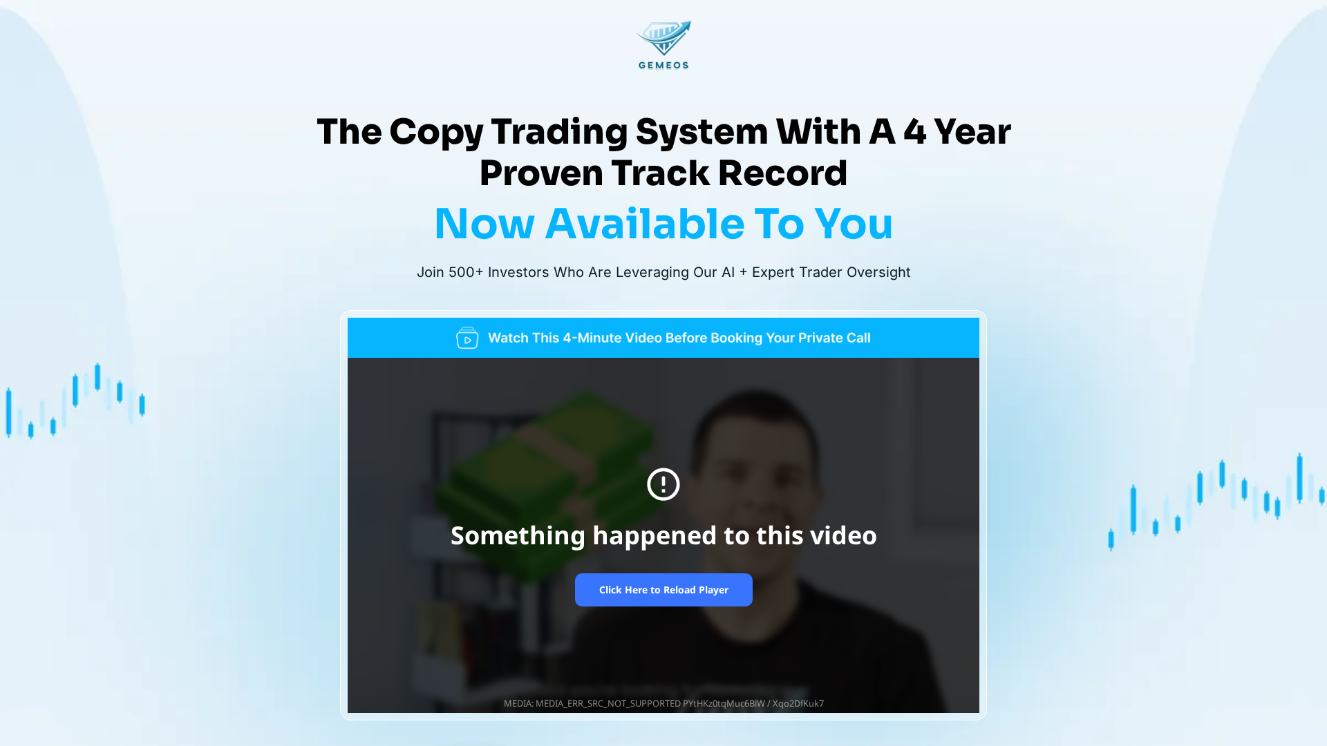 Screenshot of gemeostradinggroup.com