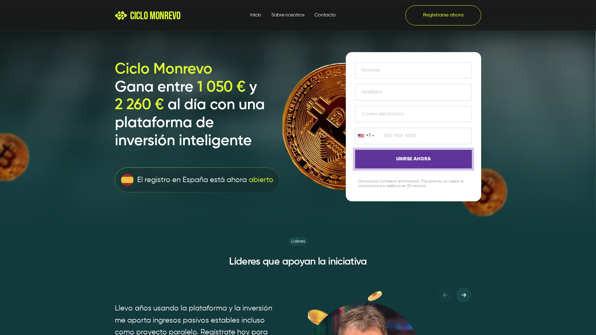 Screenshot of ciclomonrevo-ai.com