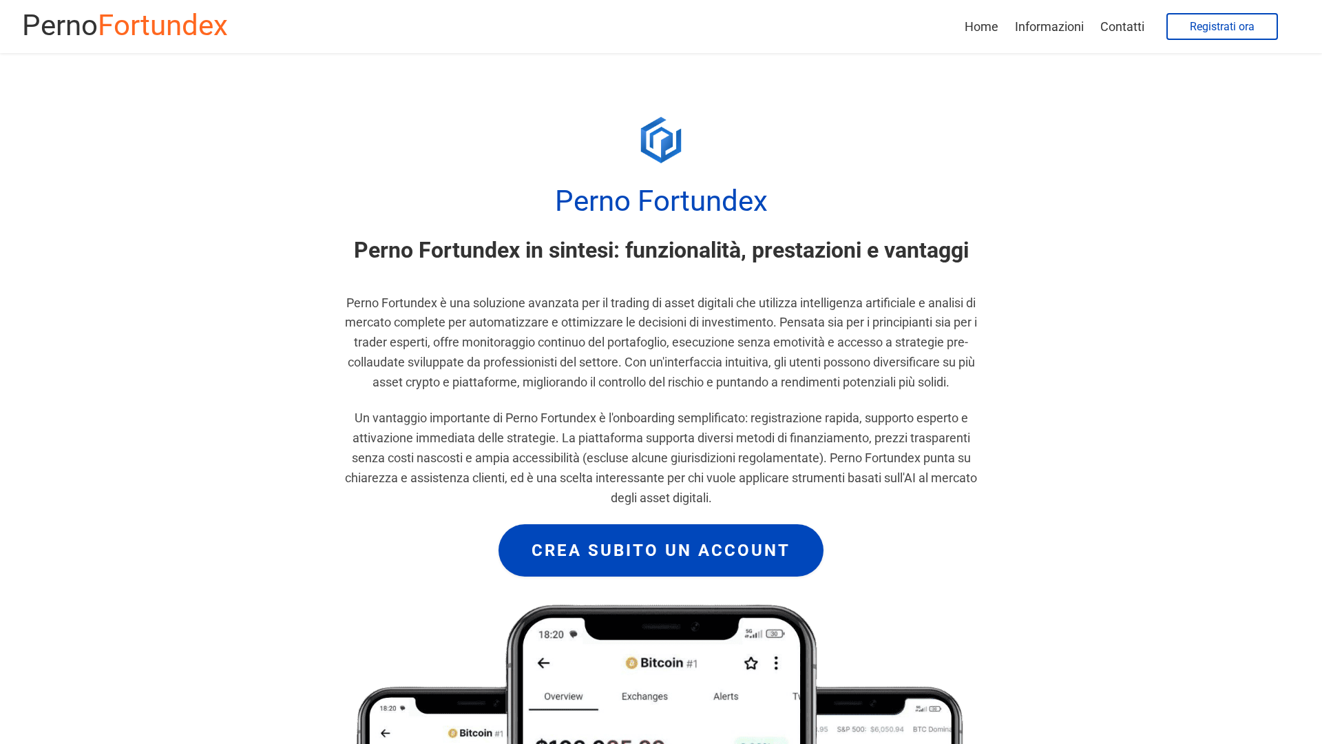 Screenshot of pernofortundex-ai.com