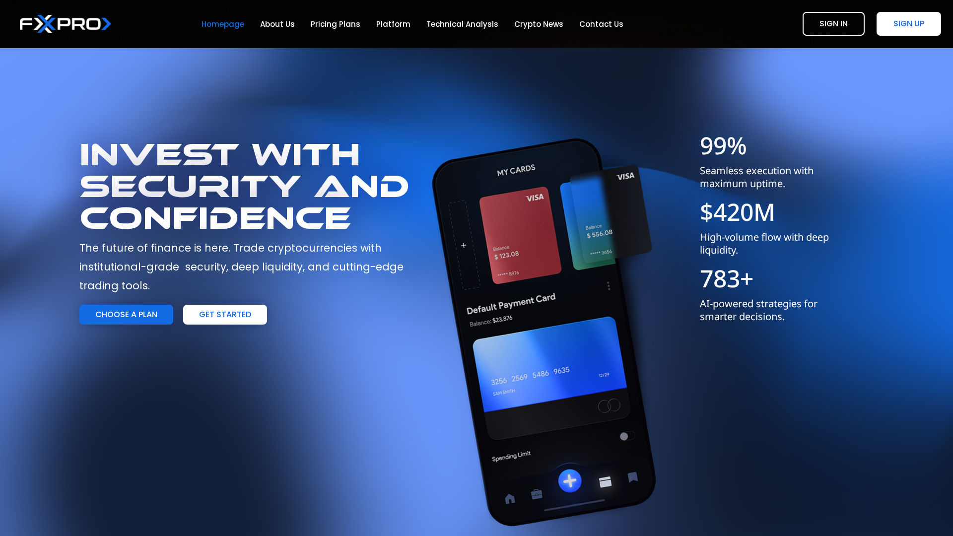 Screenshot of fx-pro-ltd.com