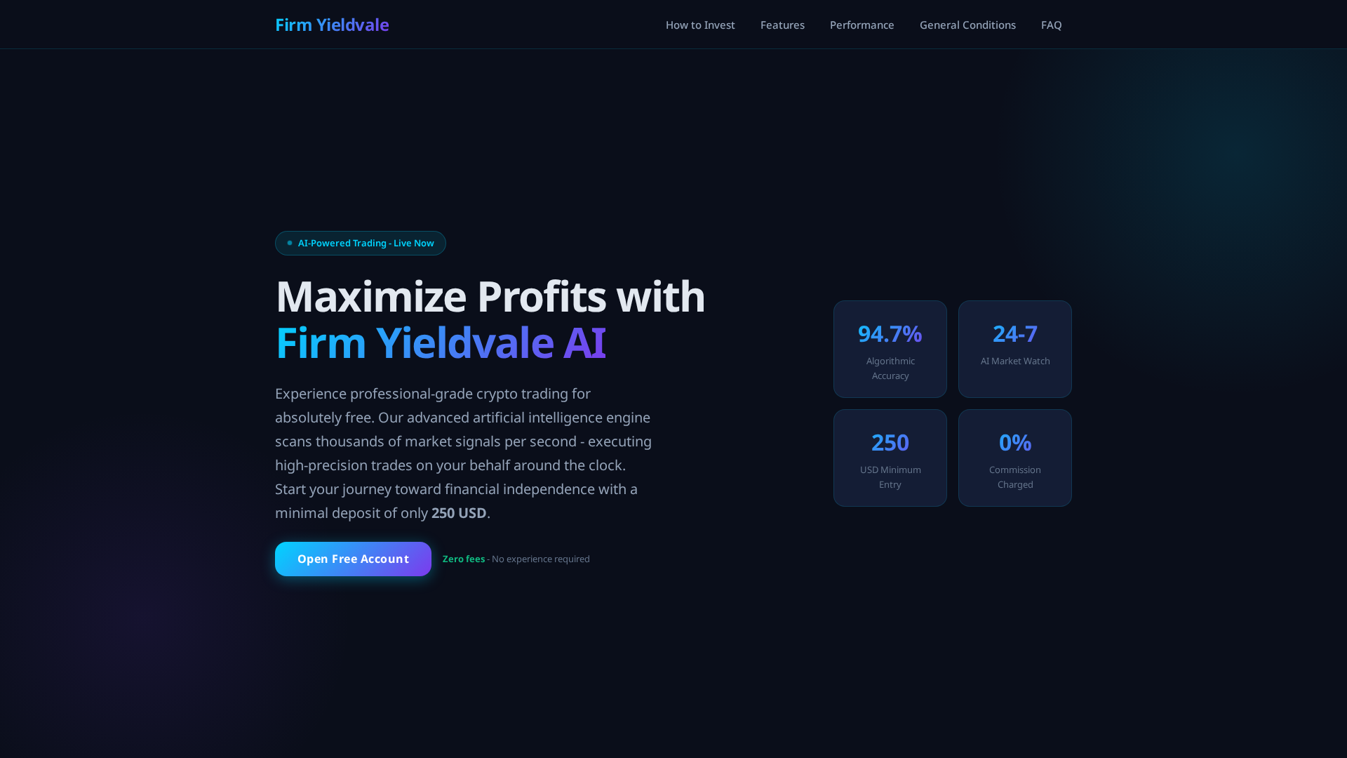 Screenshot of firmyieldvale-official.com