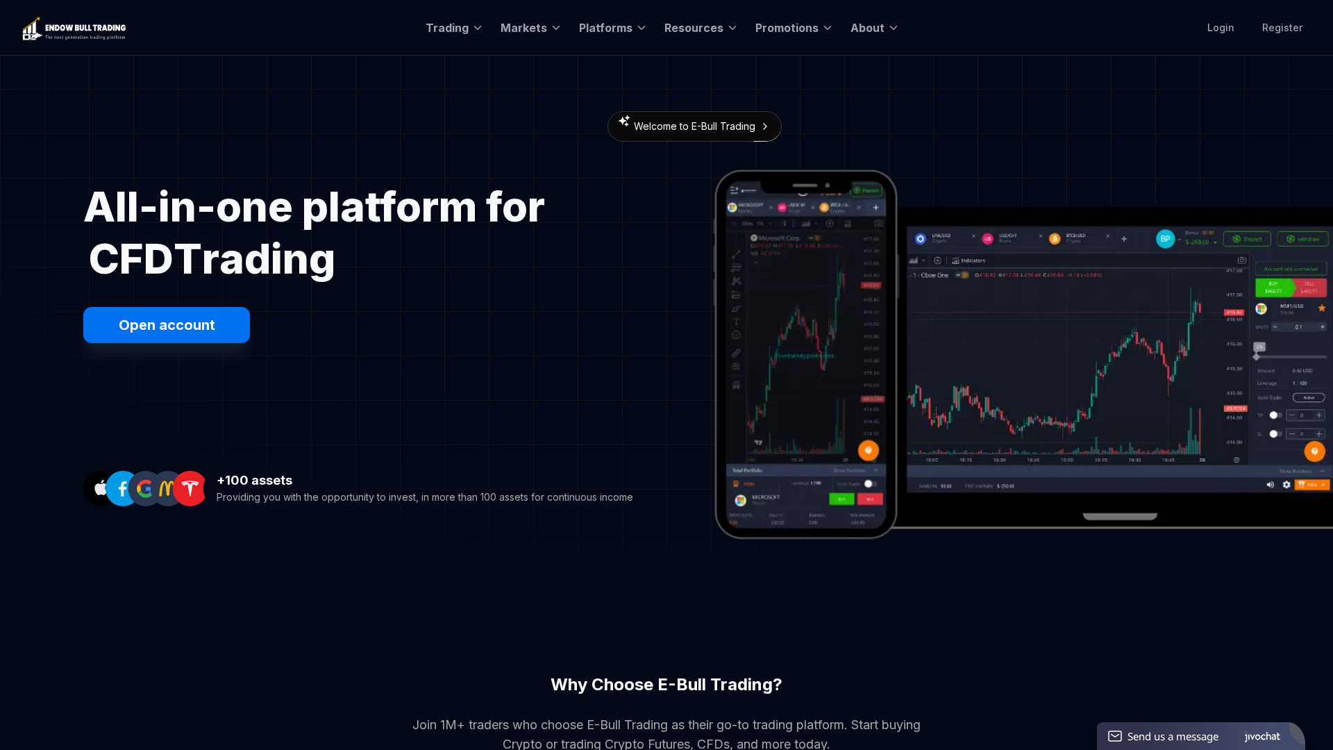 Screenshot of ebulltradeai.com