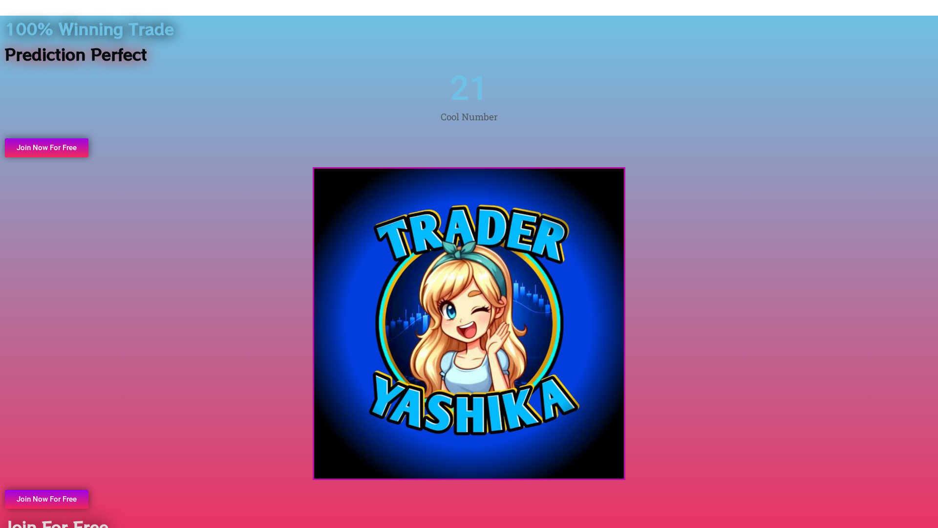 Screenshot of traderyashika.xyz