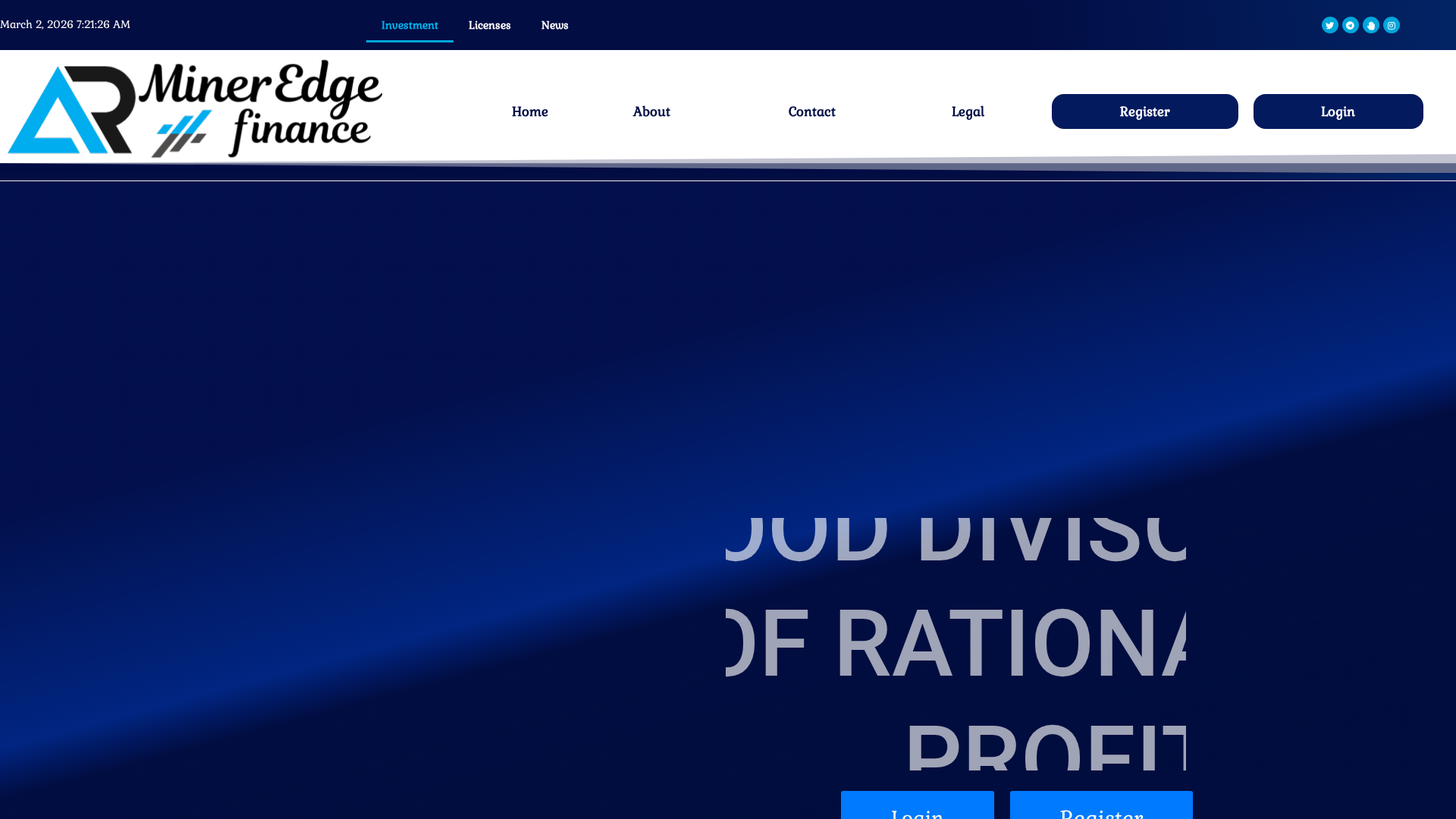 Screenshot of cryvexo.com