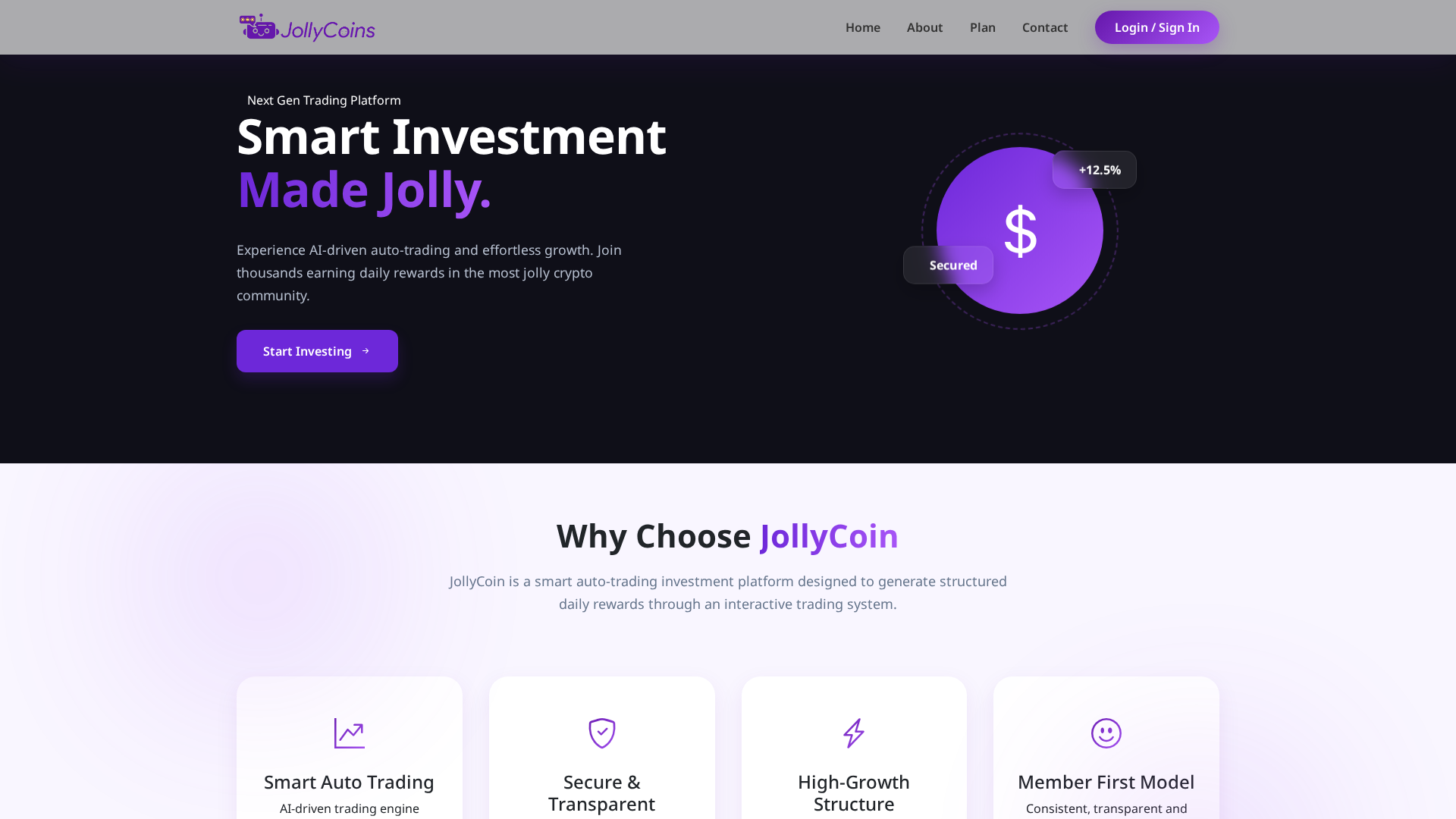 Screenshot of jollycoins.club