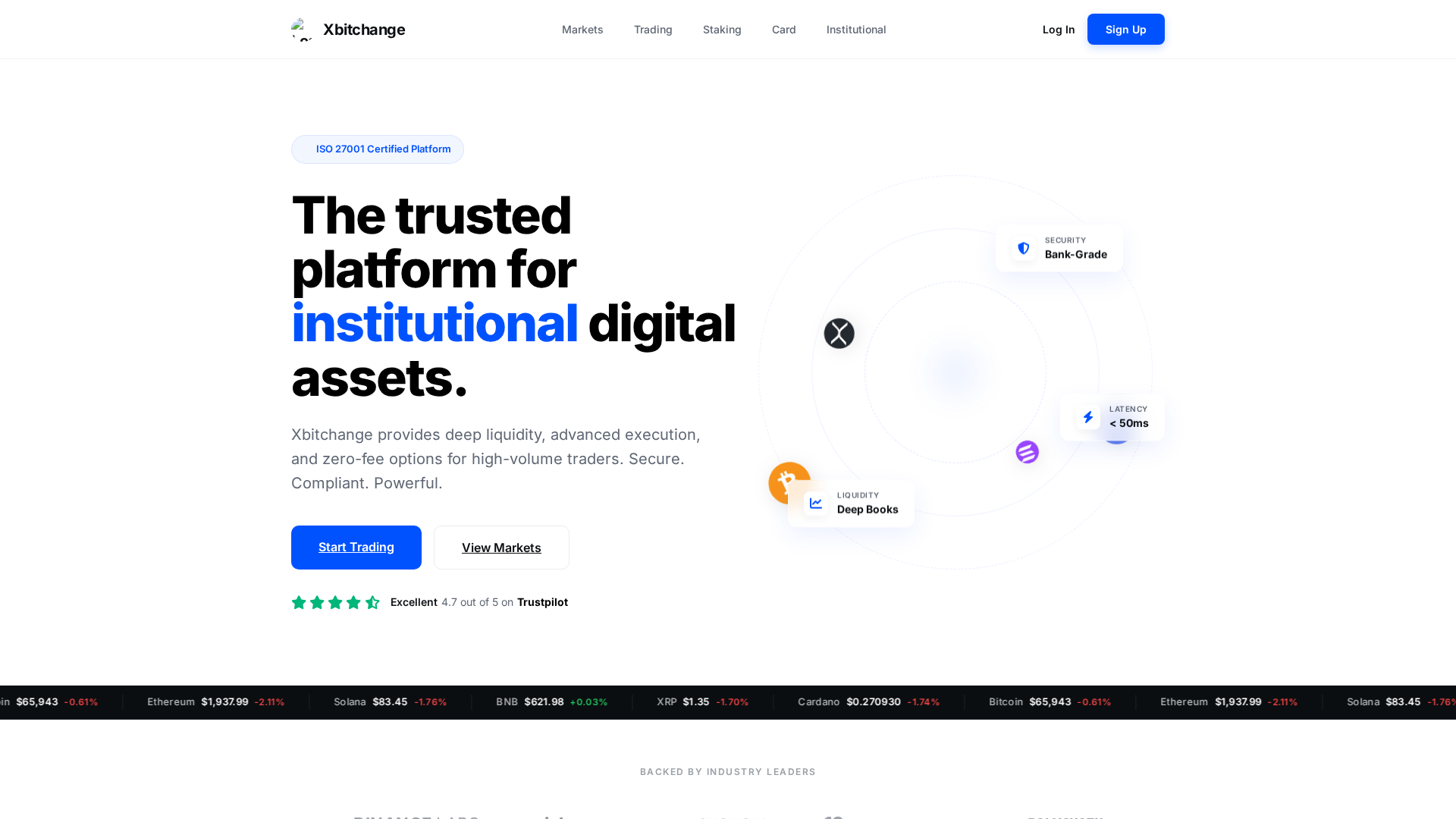 Screenshot of xbitchange.com