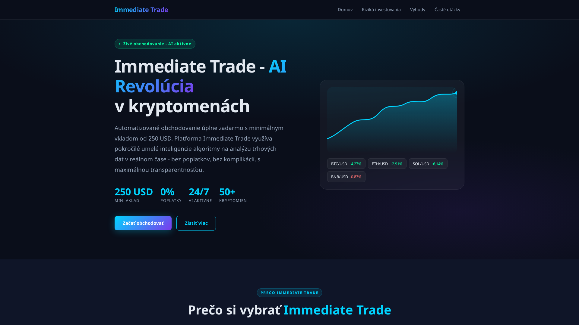 Screenshot of immediatetrade-official.com