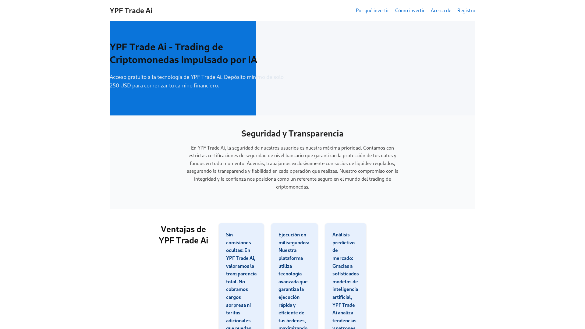 Screenshot of ypftradeai-official.com
