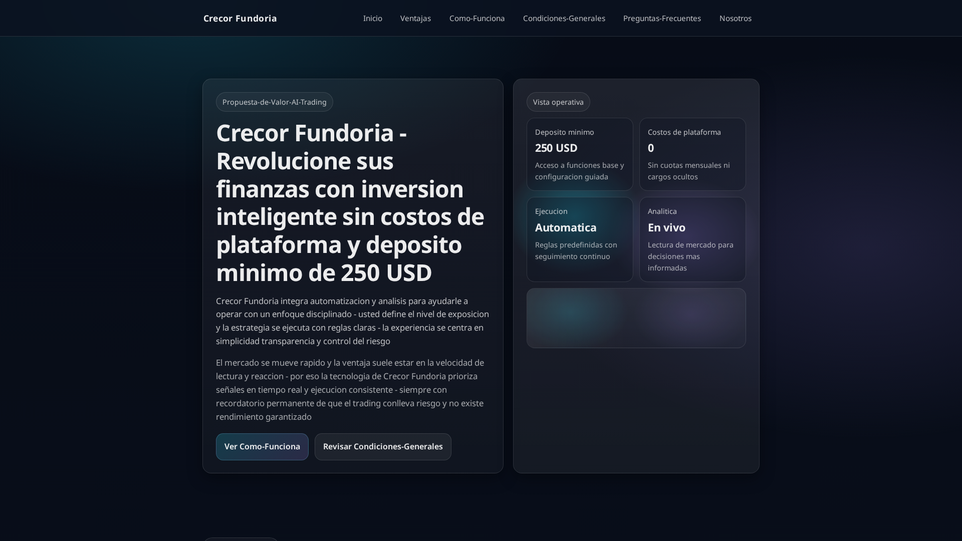 Screenshot of crecorfundoria-official.com