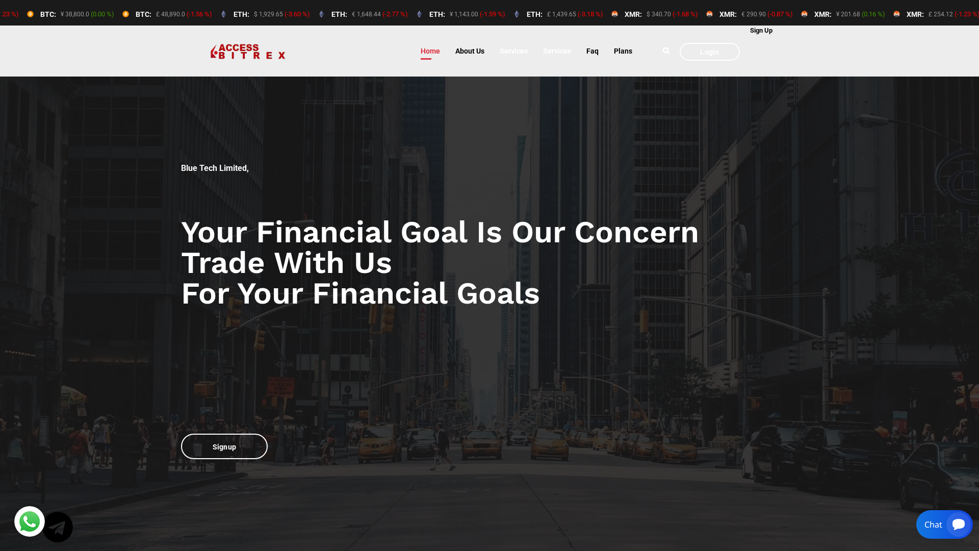 Screenshot of accessbitrex.online