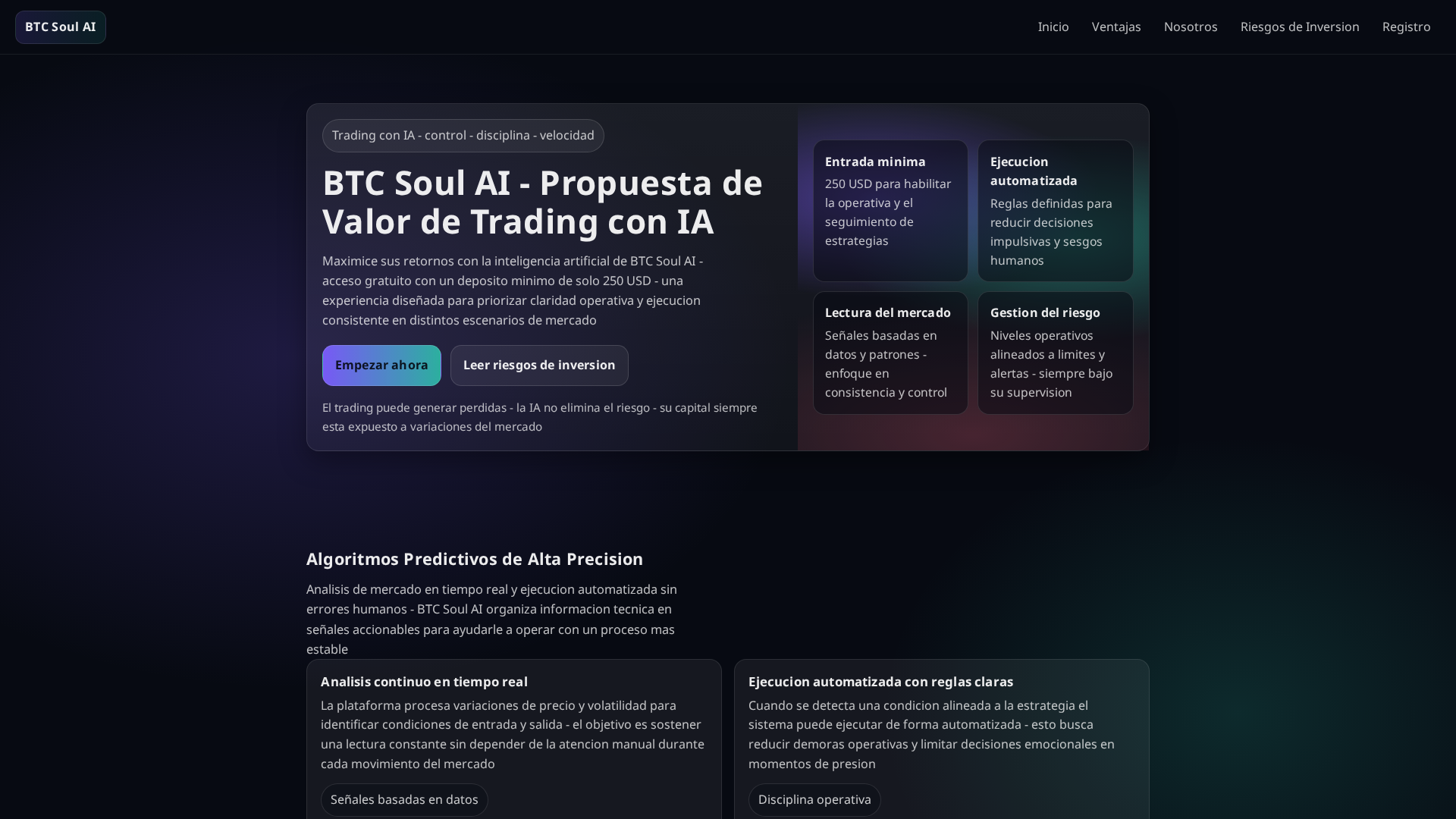 Screenshot of btcsoulai-official.com