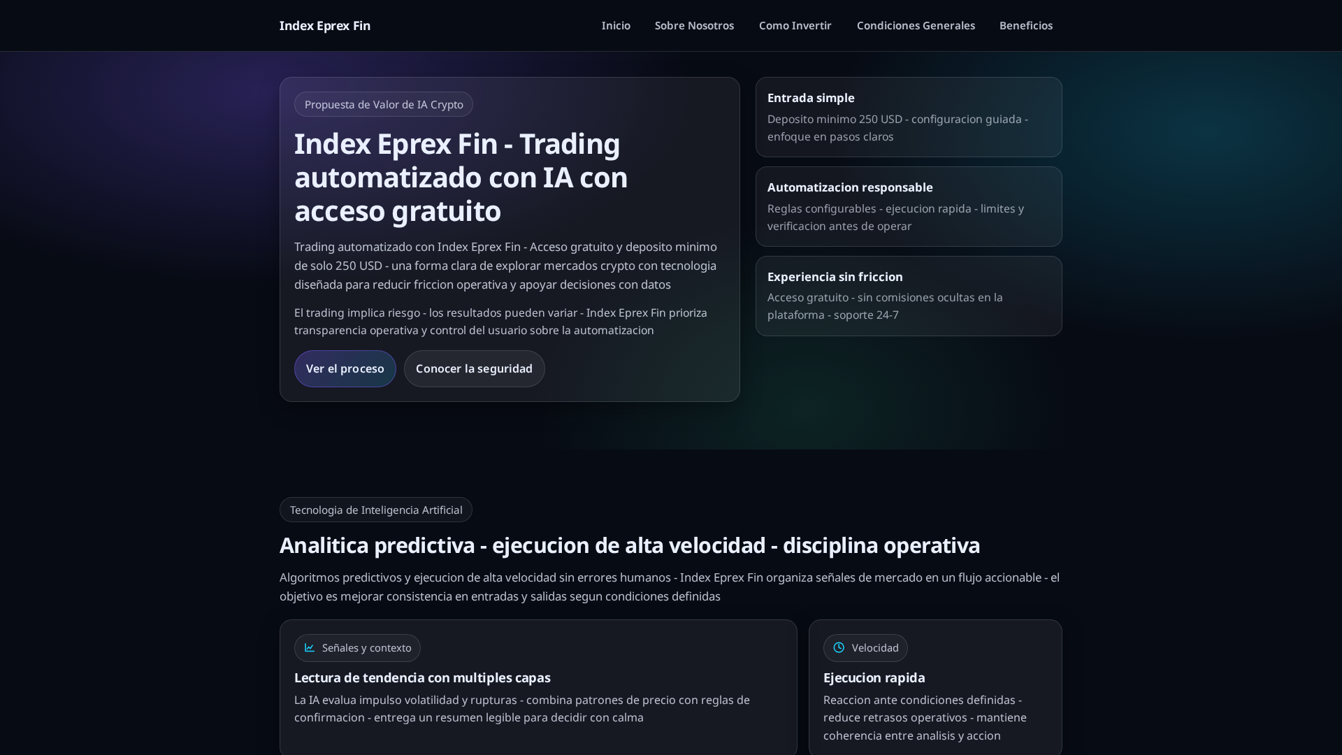 Screenshot of indexeprexfin-official.com
