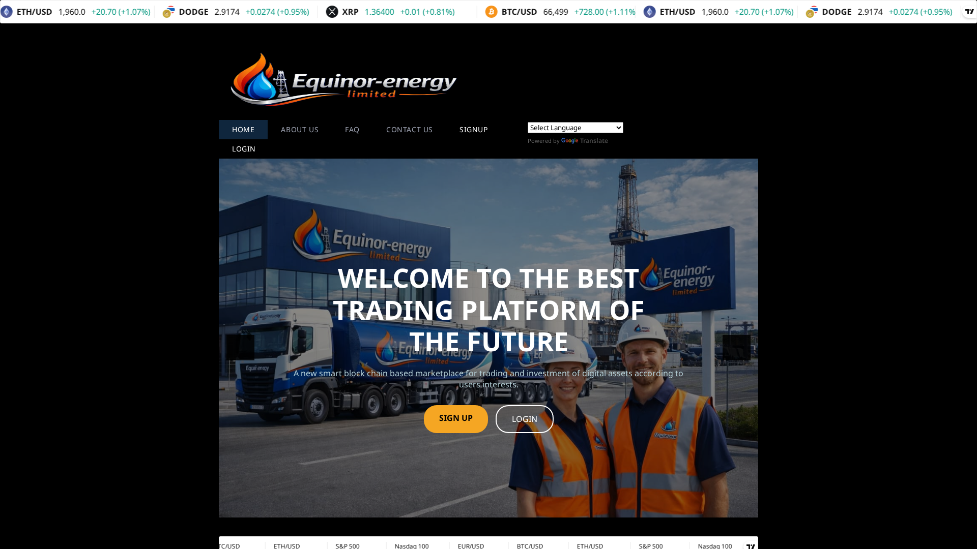 Screenshot of oxprotrading-energy.com