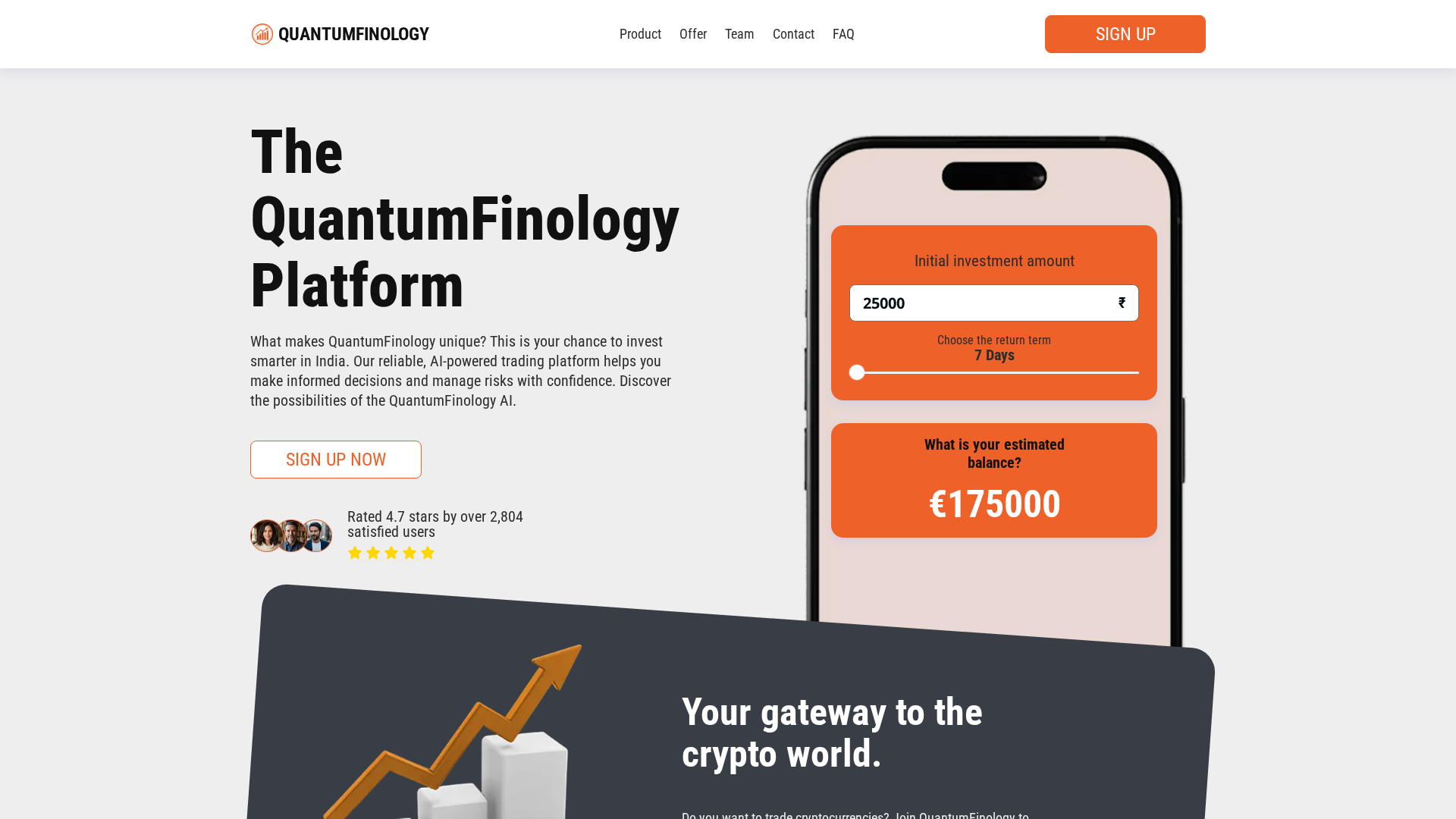 Screenshot of quantum-finology.com