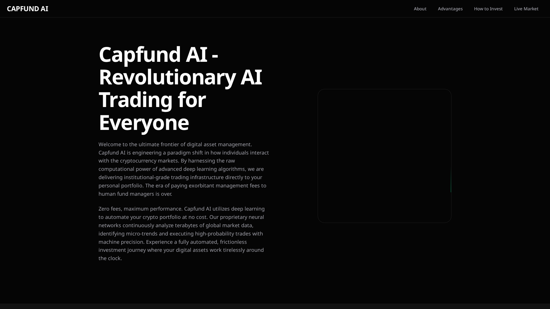 Screenshot of capfundai-official.com
