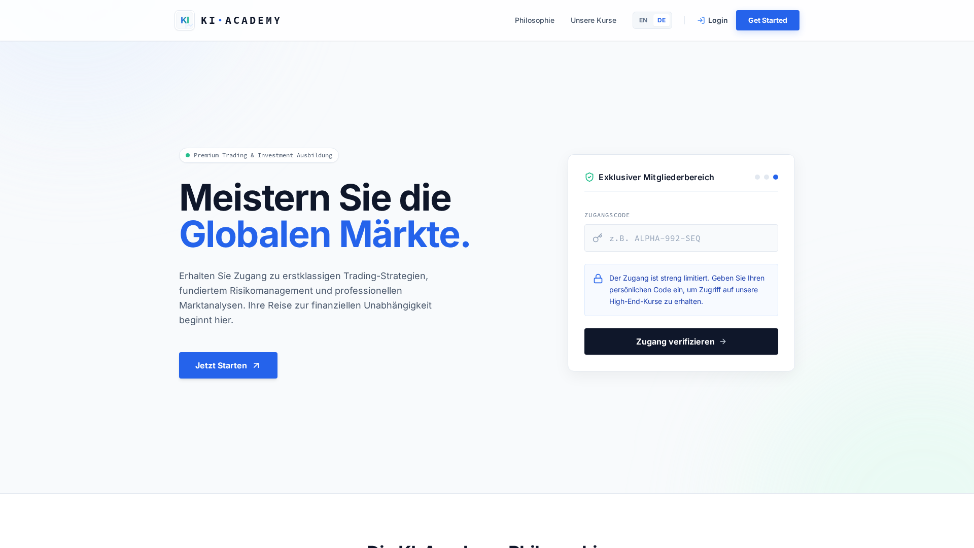 Screenshot of ki-academy.pro