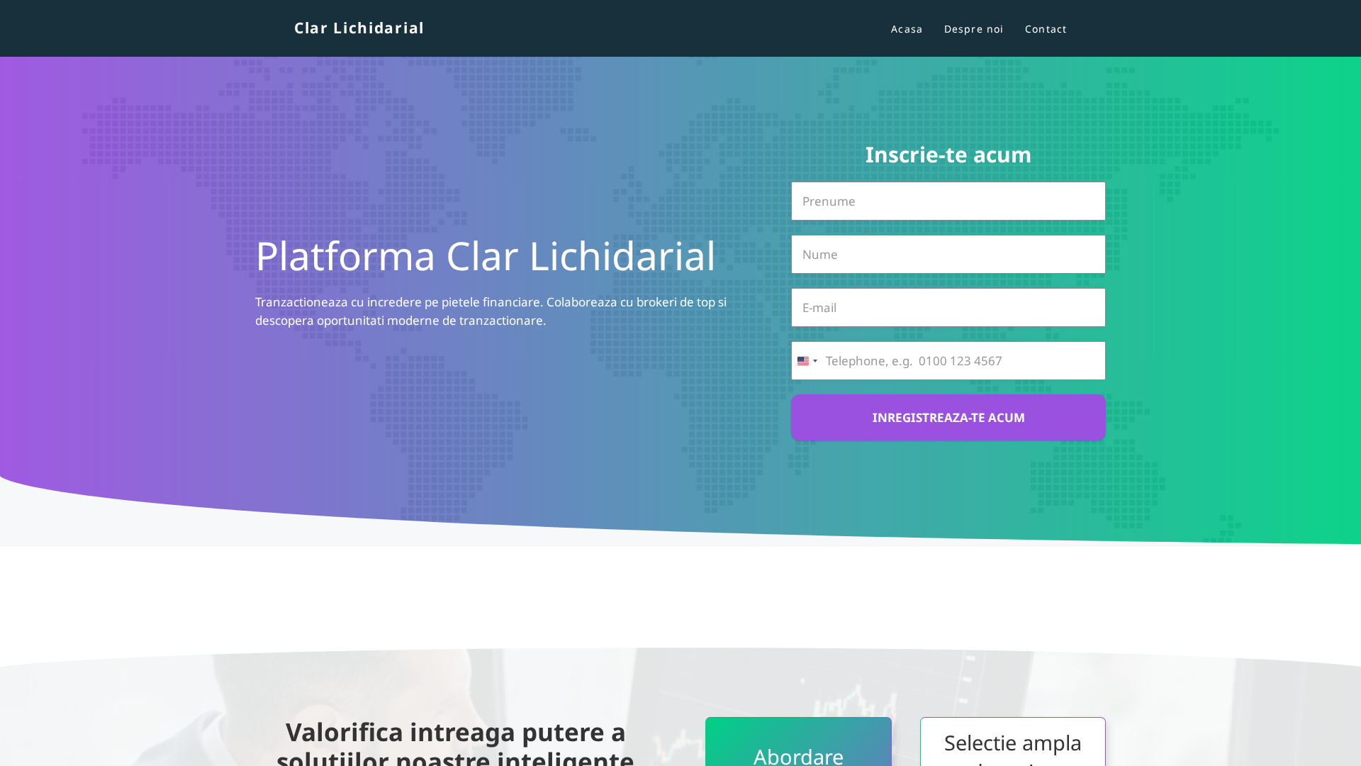 Screenshot of clar-lichidarial-ai.com