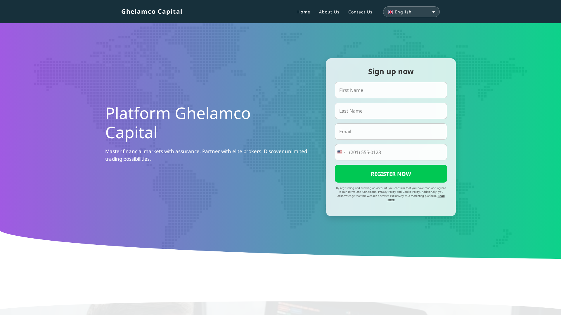 Screenshot of ghelam-cocapital.com