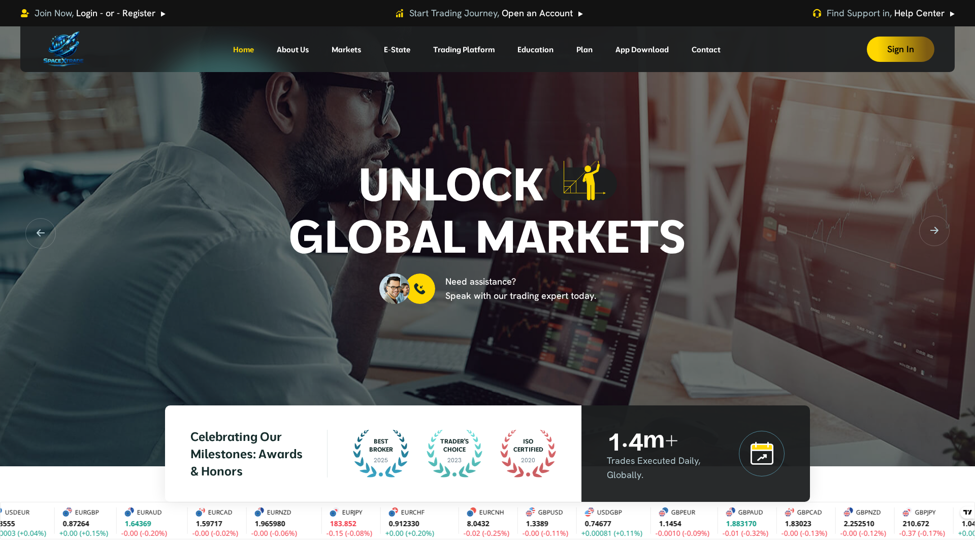 Screenshot of spacextrade.org