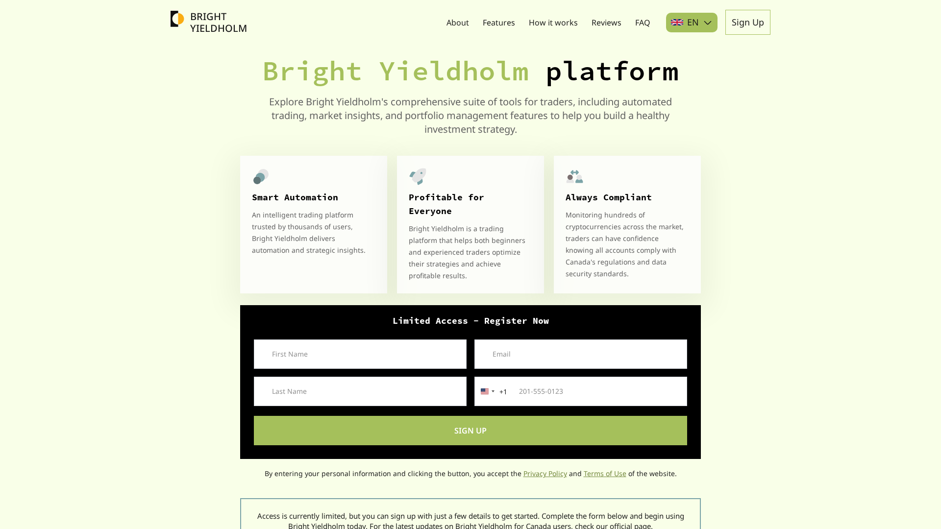 Screenshot of bright-yieldholm.com