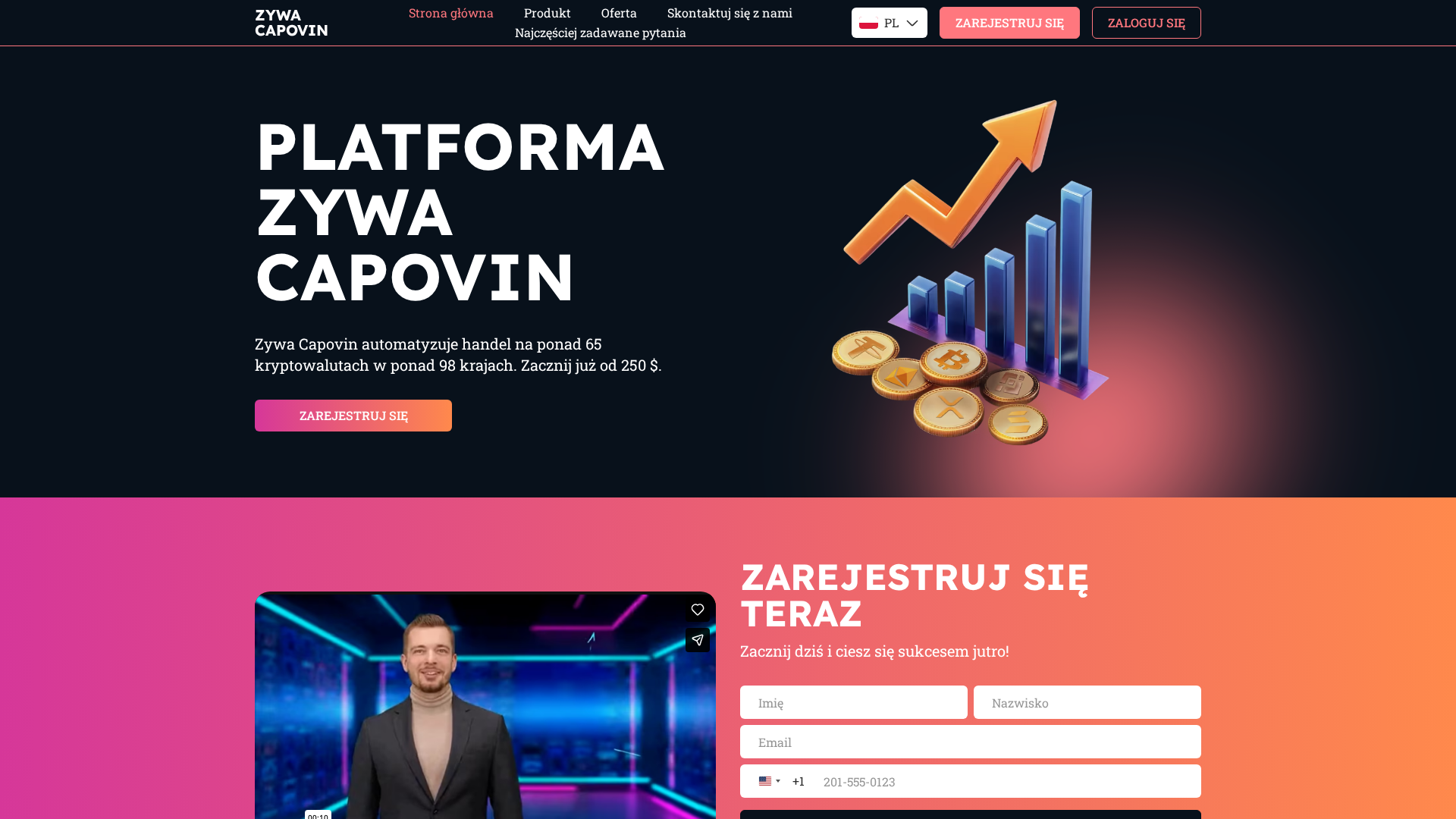 Screenshot of zywa-capovin.com