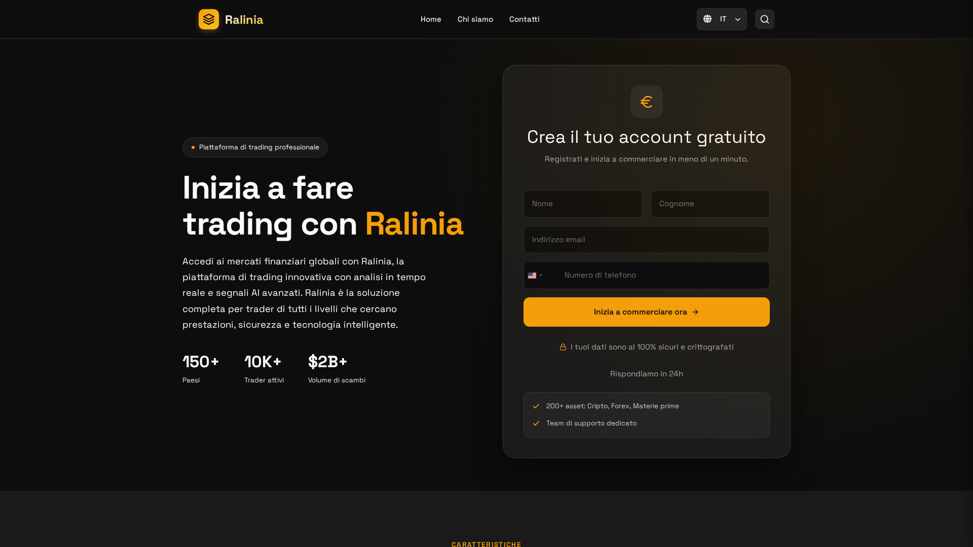 Screenshot of ralinia-ai.com