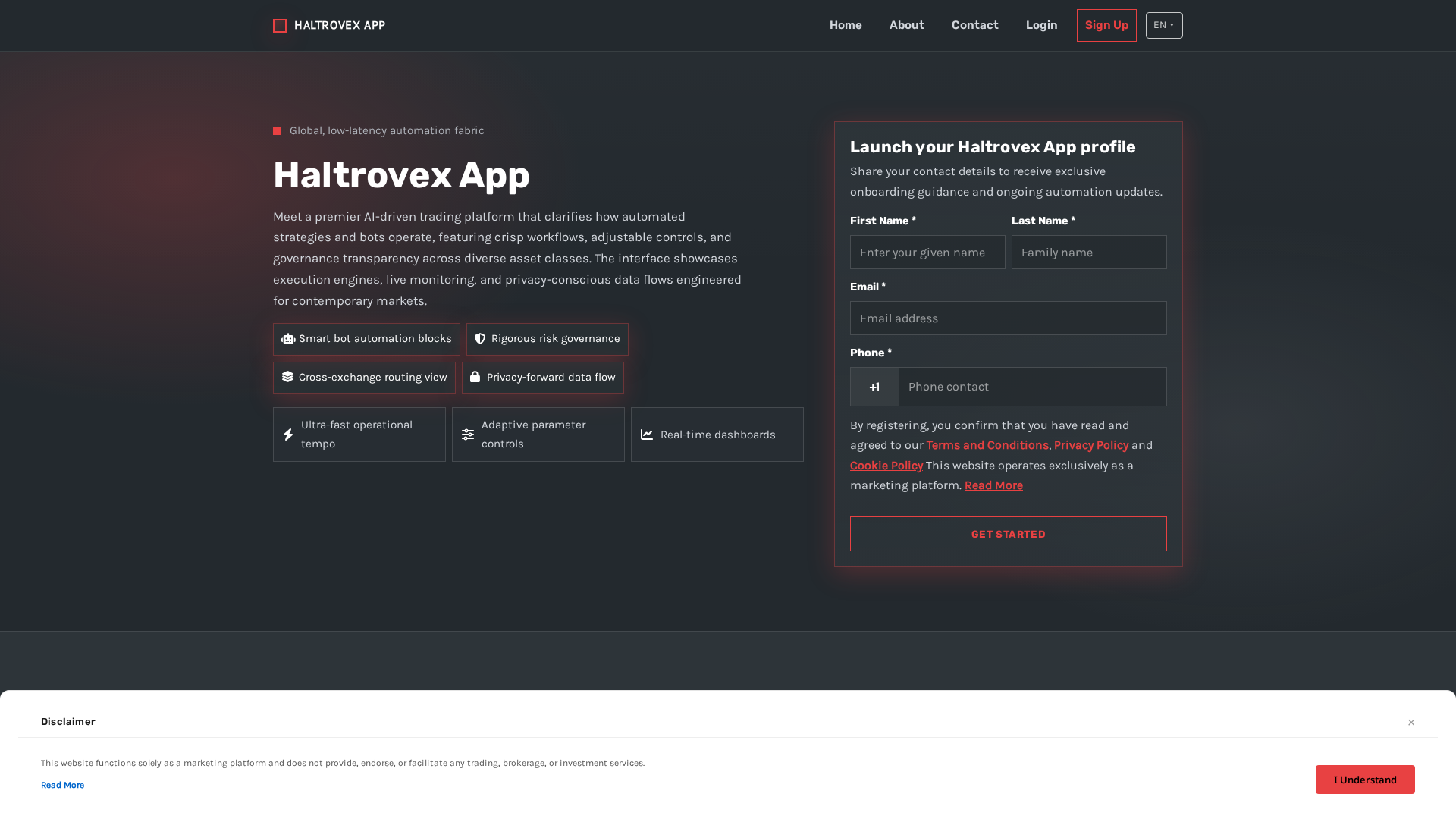 Screenshot of haltrovex-app-software.icu