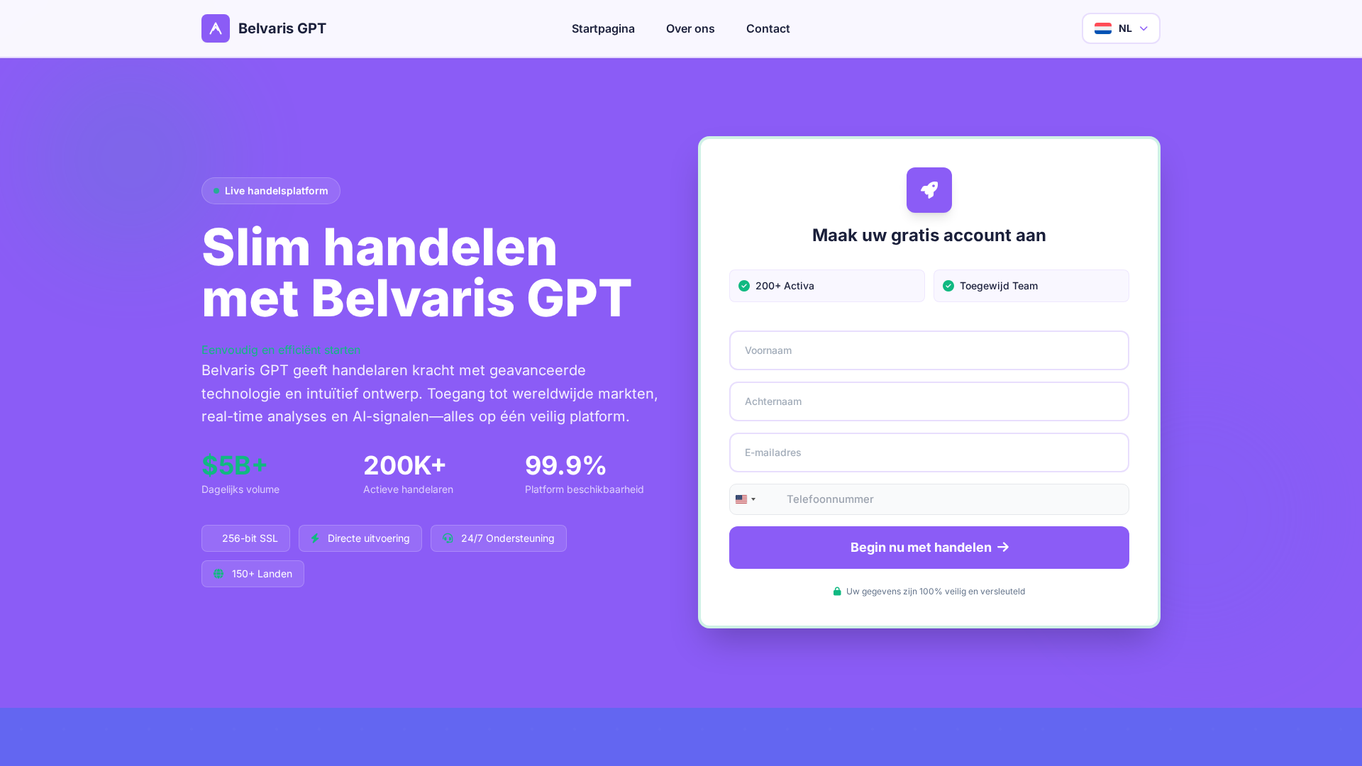Screenshot of belvarisgpt-ai.com