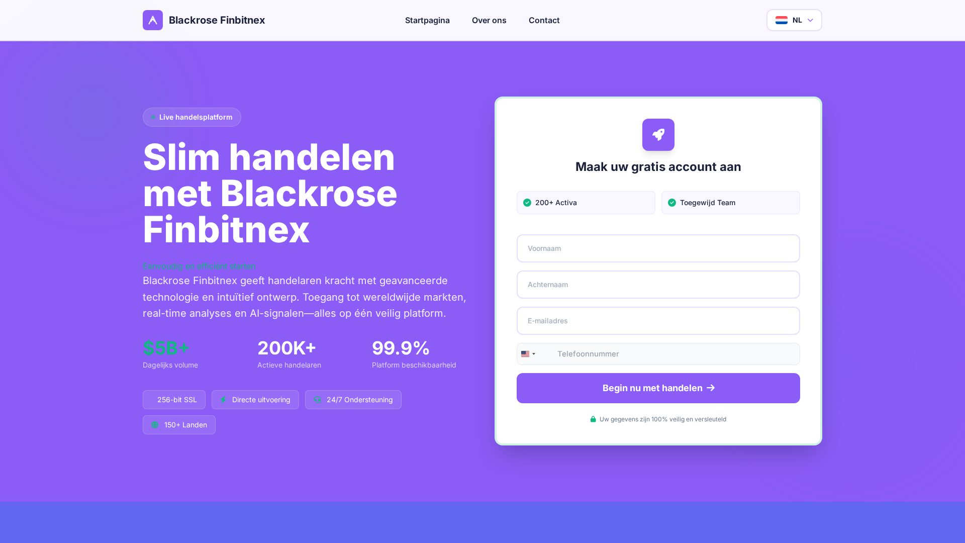 Screenshot of blackrosefinbitnex-nl-ai.com
