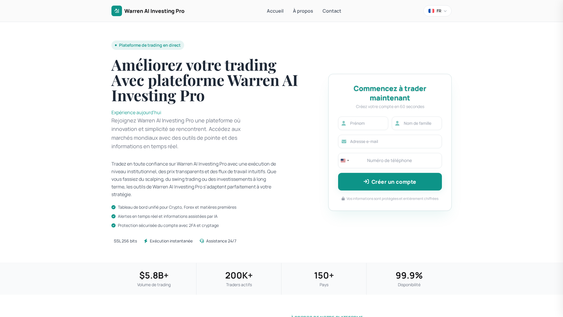 Screenshot of warrenaiinvestingpro.com
