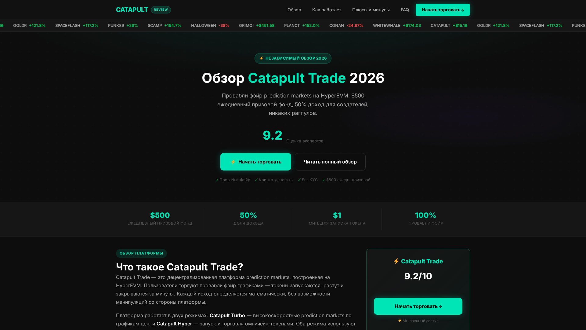 Screenshot of catapulttrade-review.com