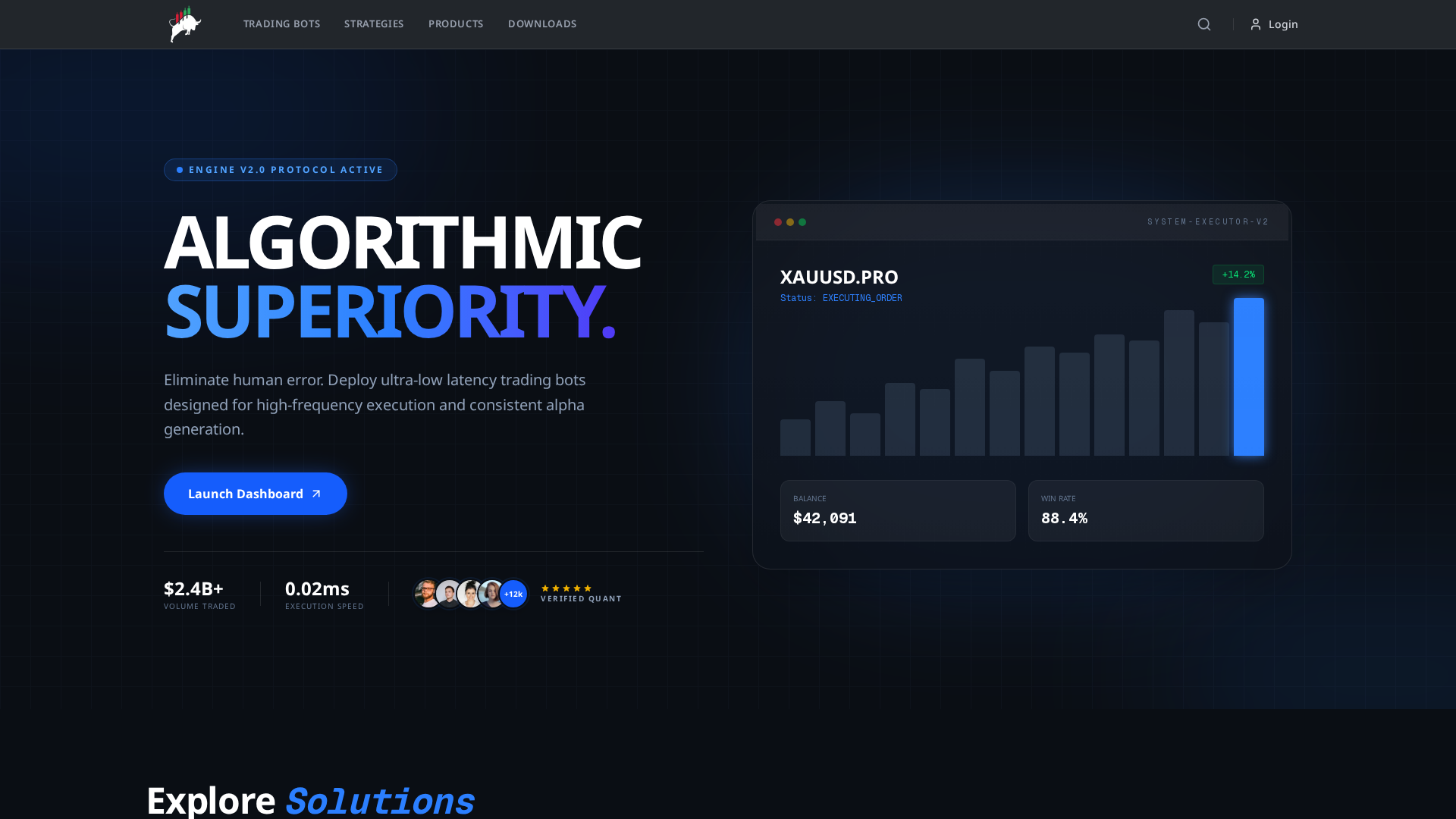 Screenshot of yaartrader.com