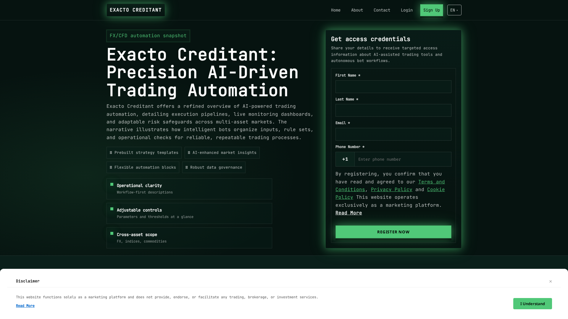 Screenshot of exactocreditant-soft.icu