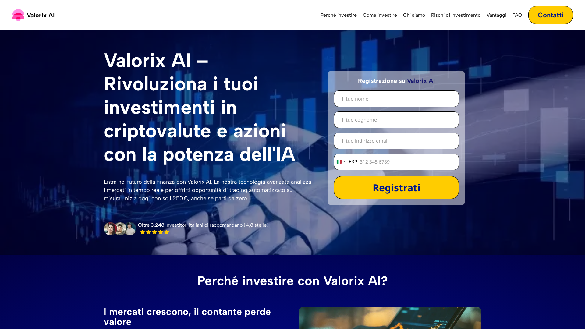 Screenshot of valorix-ai.com