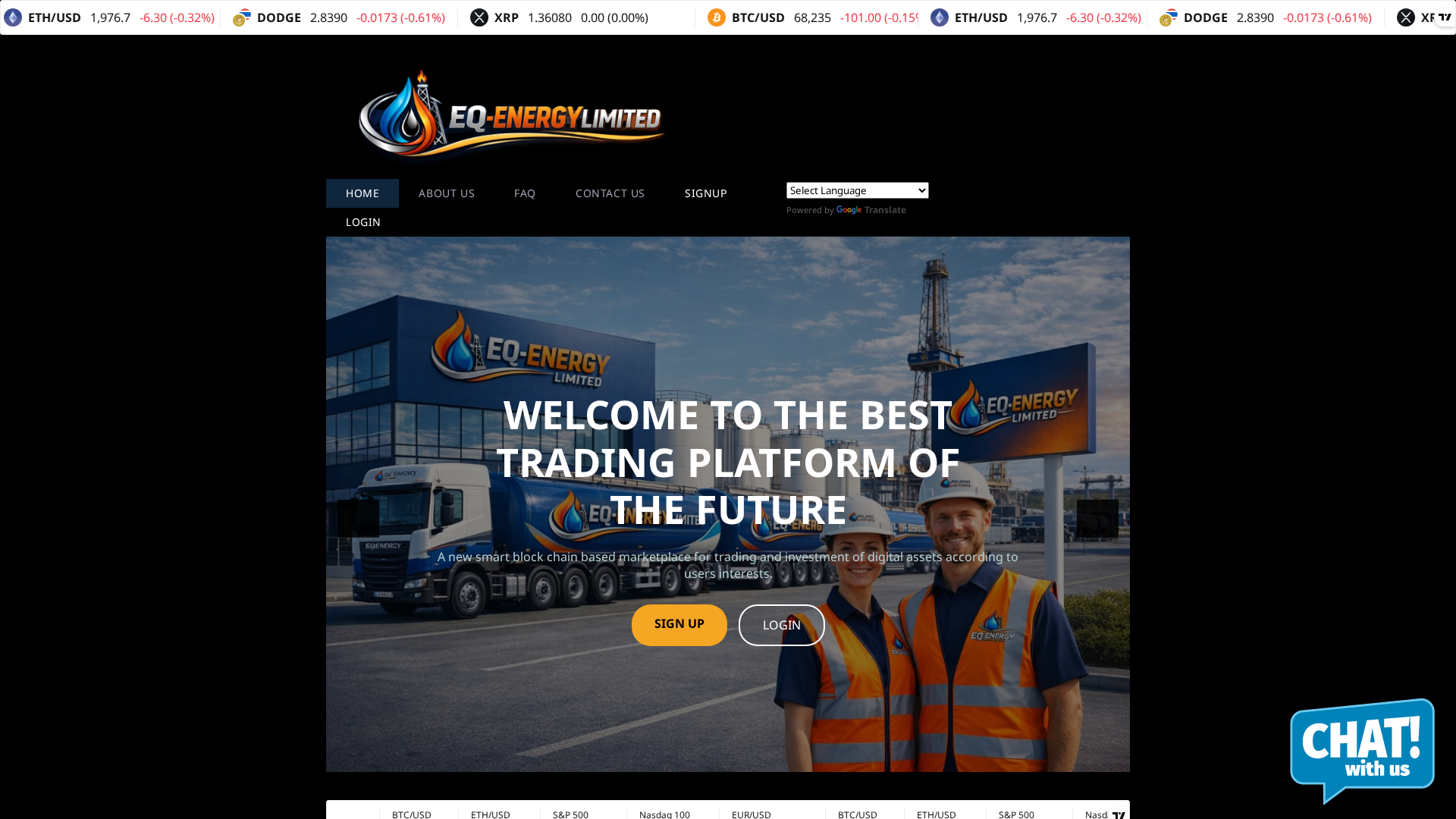 Screenshot of eq-energylimited.com