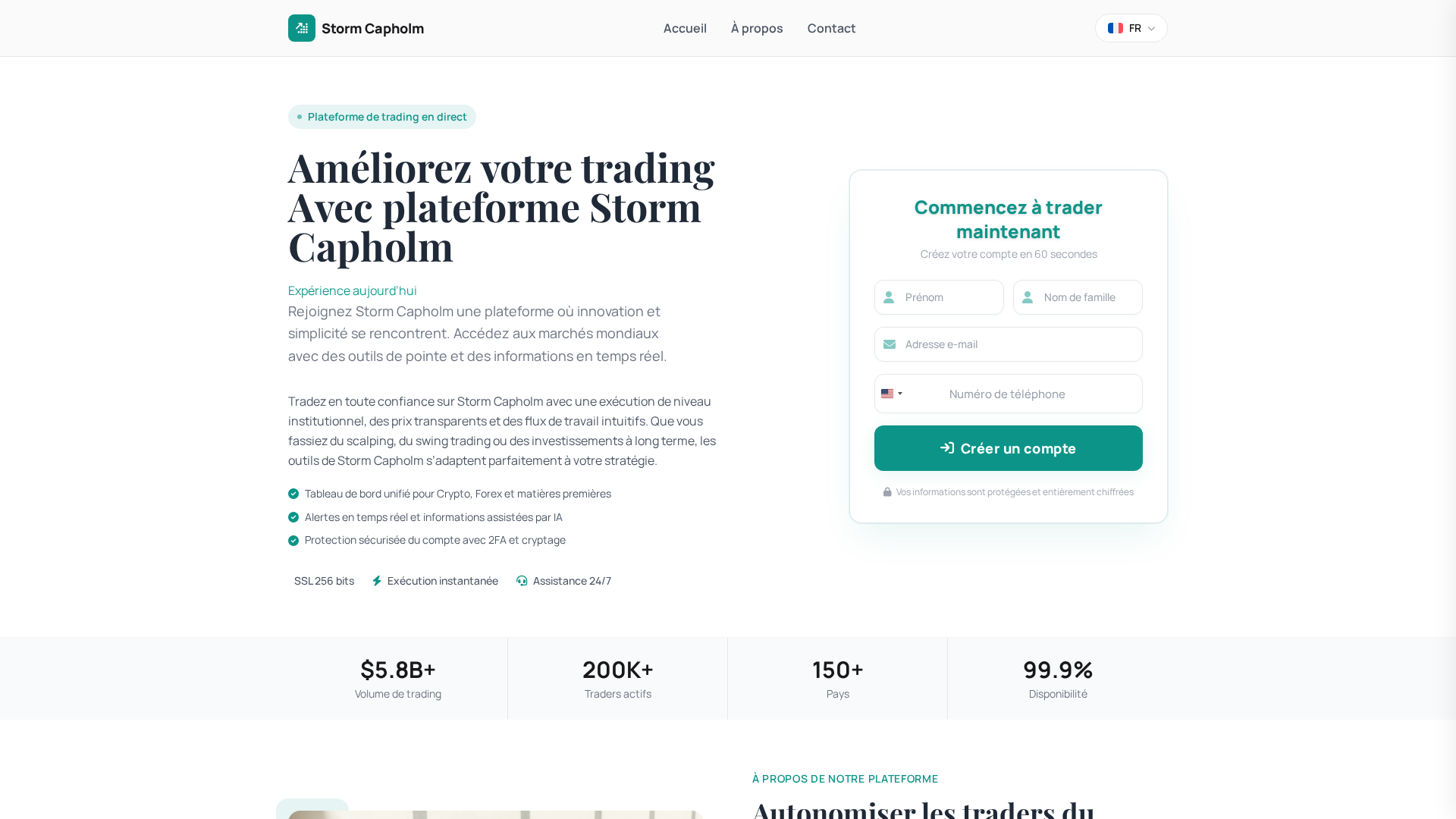 Screenshot of stormcapholm-ai.com