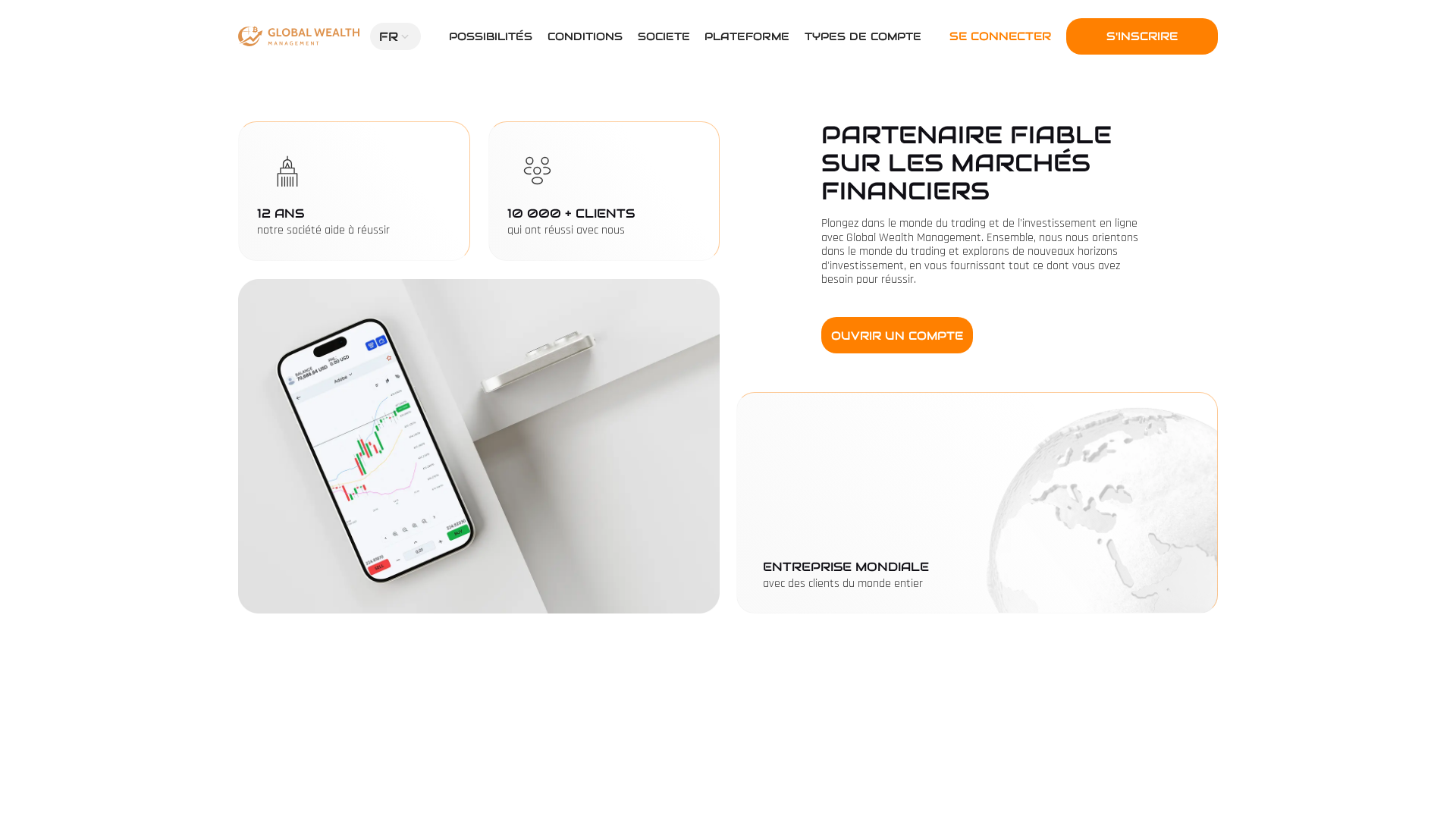 Screenshot of globalwealthmanagement.org