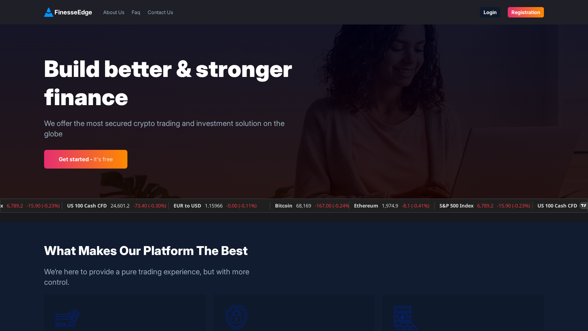 Screenshot of finesse-edge.online