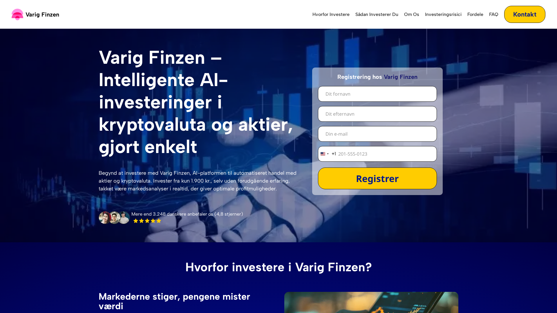 Screenshot of varigfinzen-ai.com
