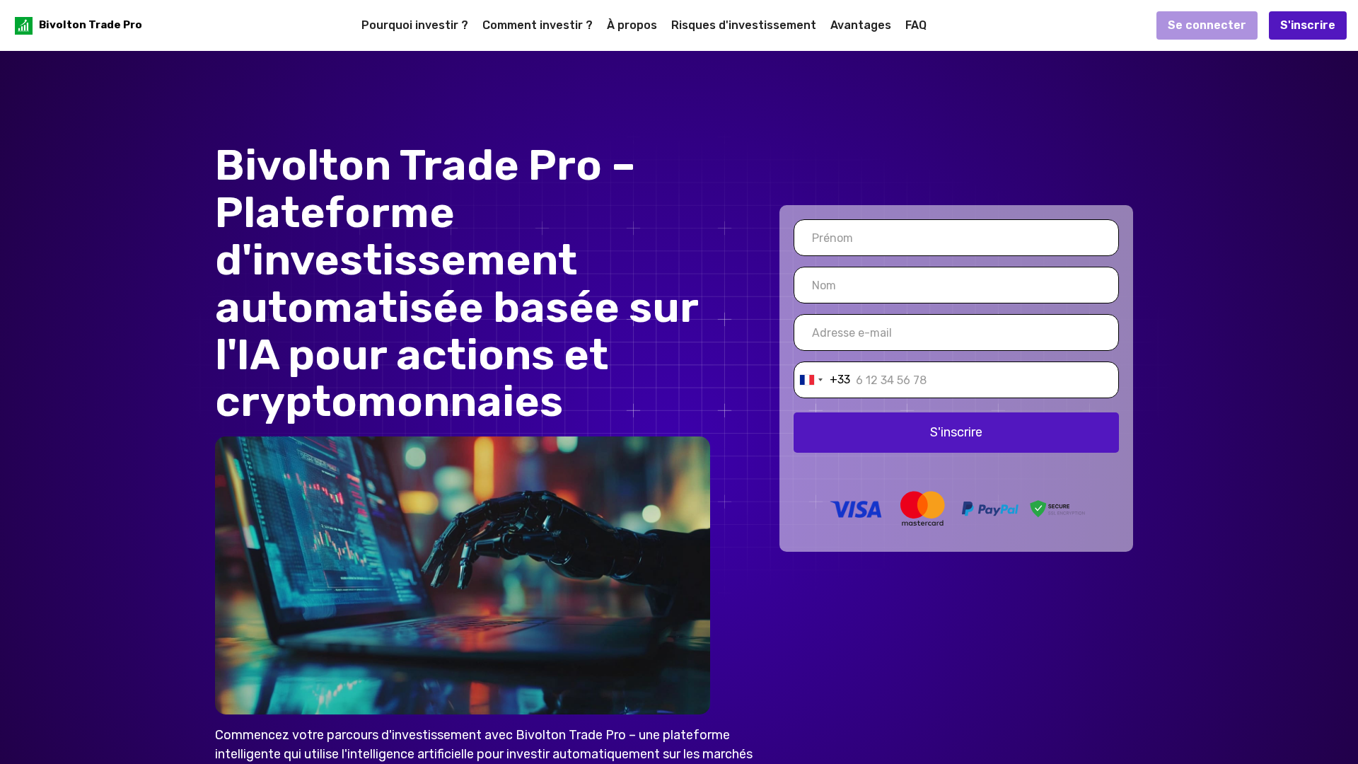 Screenshot of bivoltontradepro.org