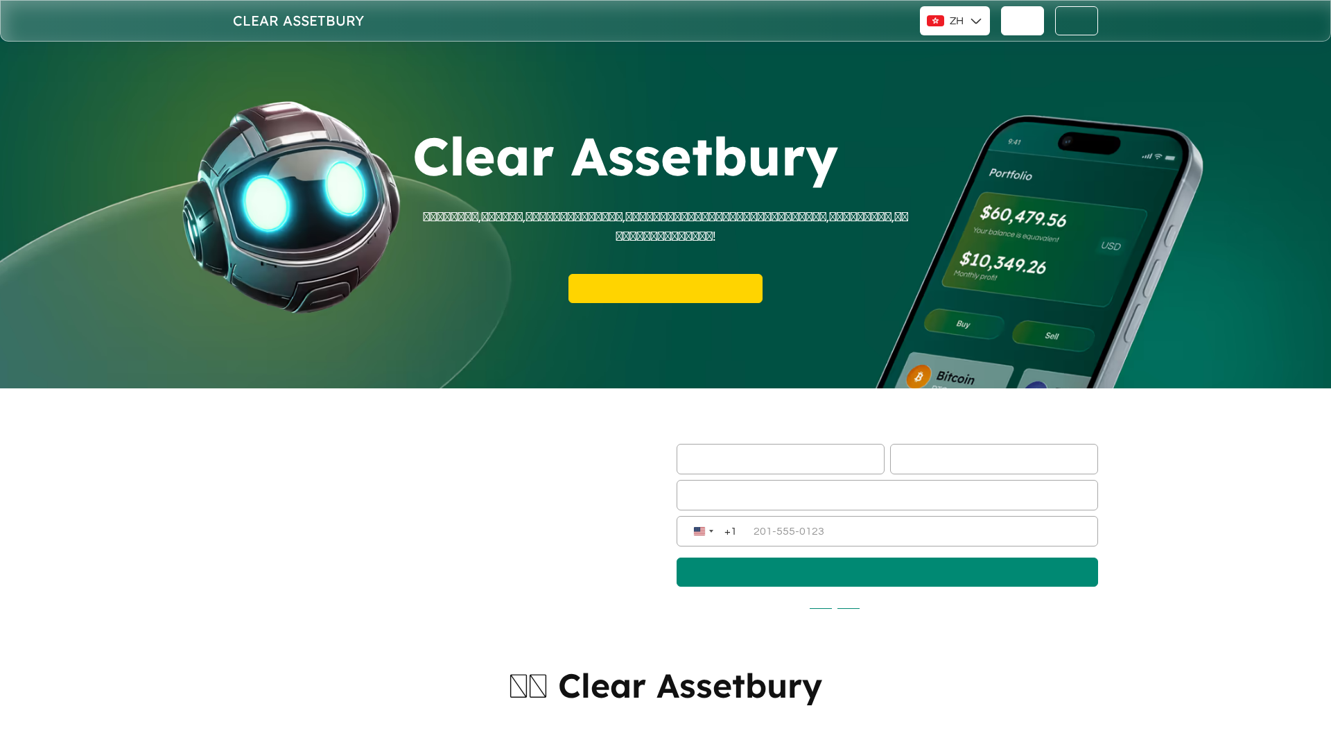 Screenshot of clear-assetbury.com