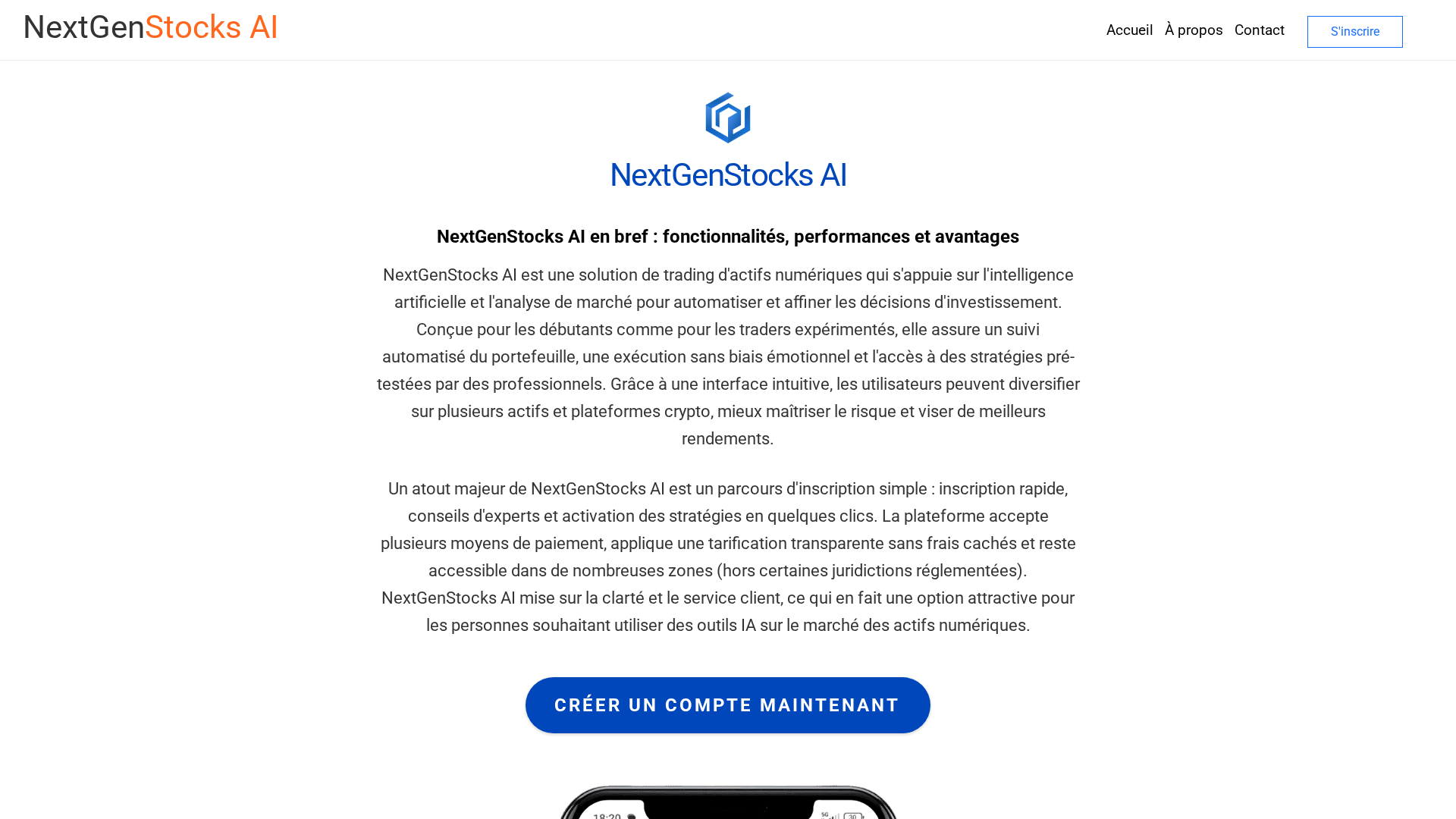 Screenshot of nextgenstocksaiofficial.com