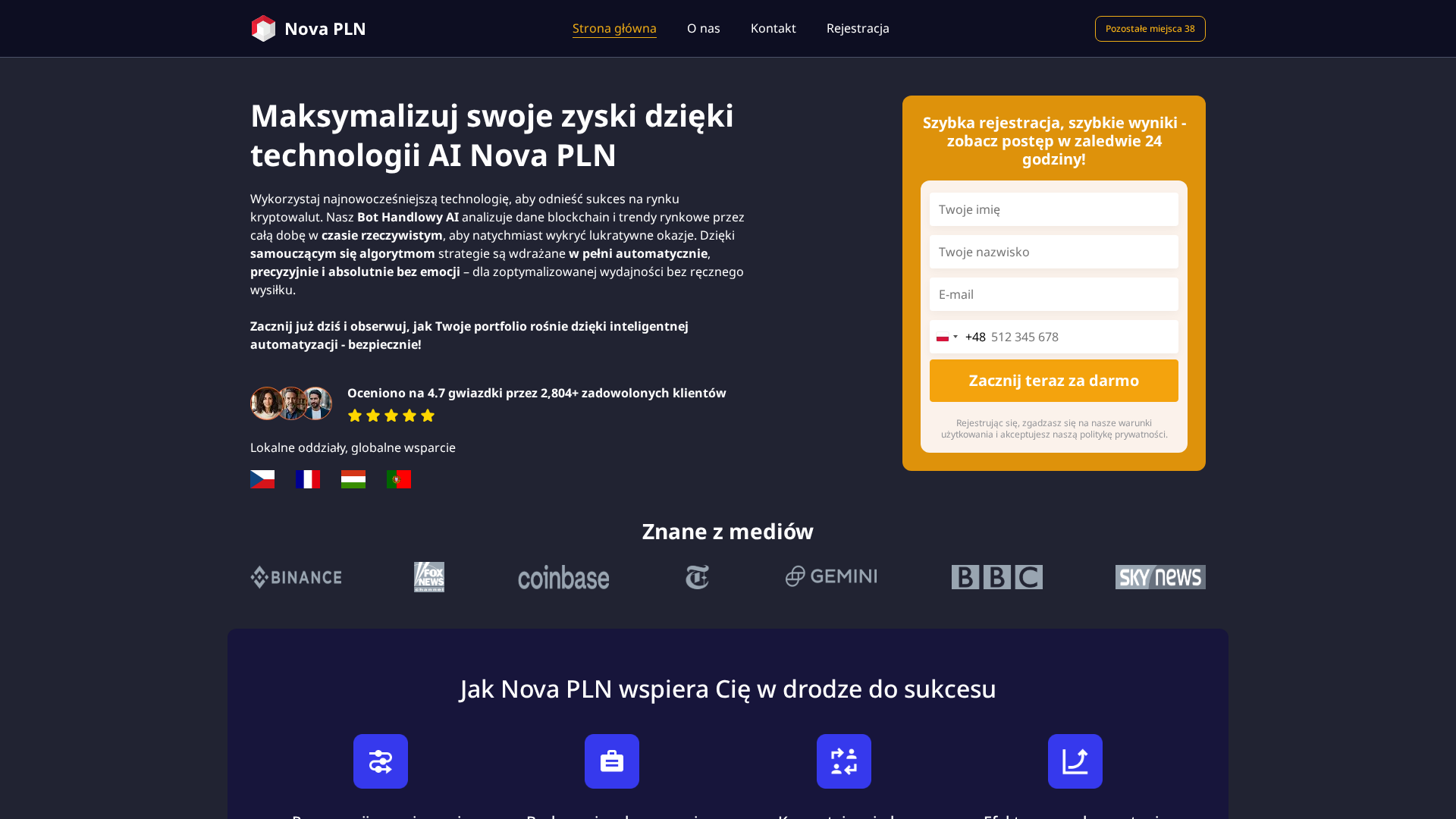 Screenshot of nova-pln.com