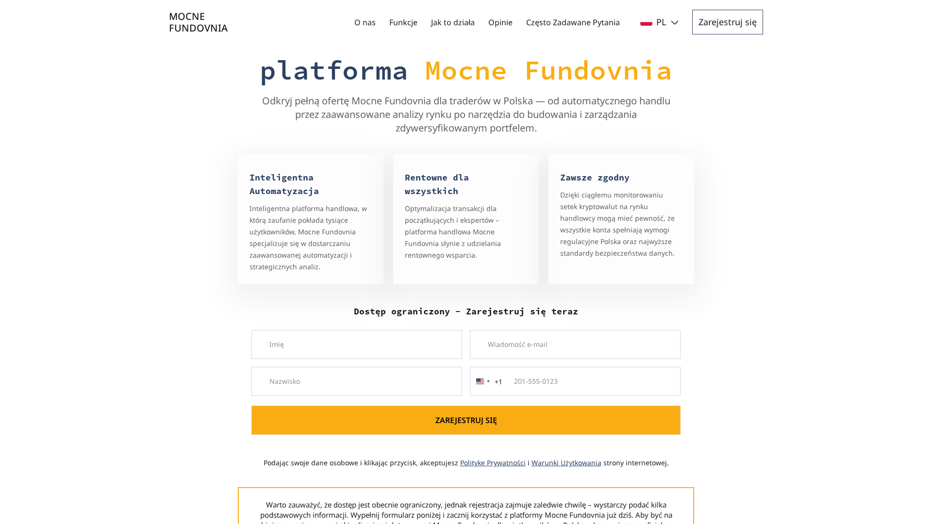 Screenshot of mocne-fundovnia.com