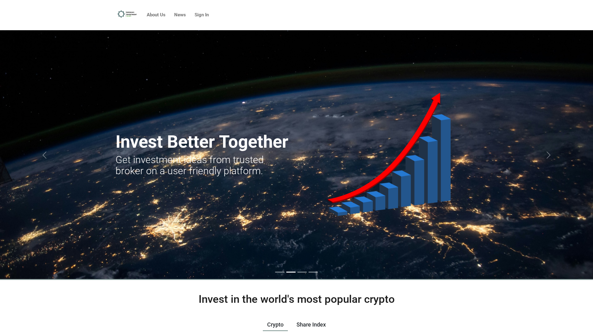 Screenshot of barakah-invest7.com