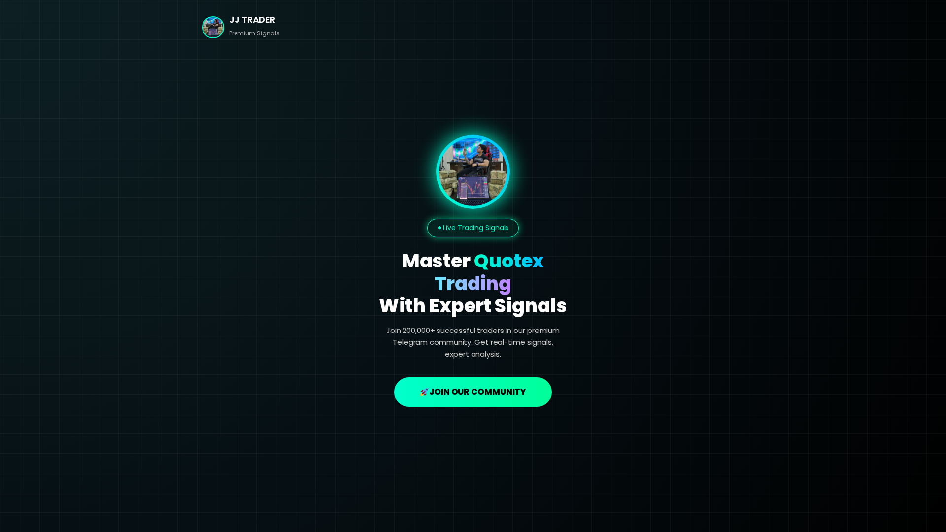 Screenshot of quotexjj.com